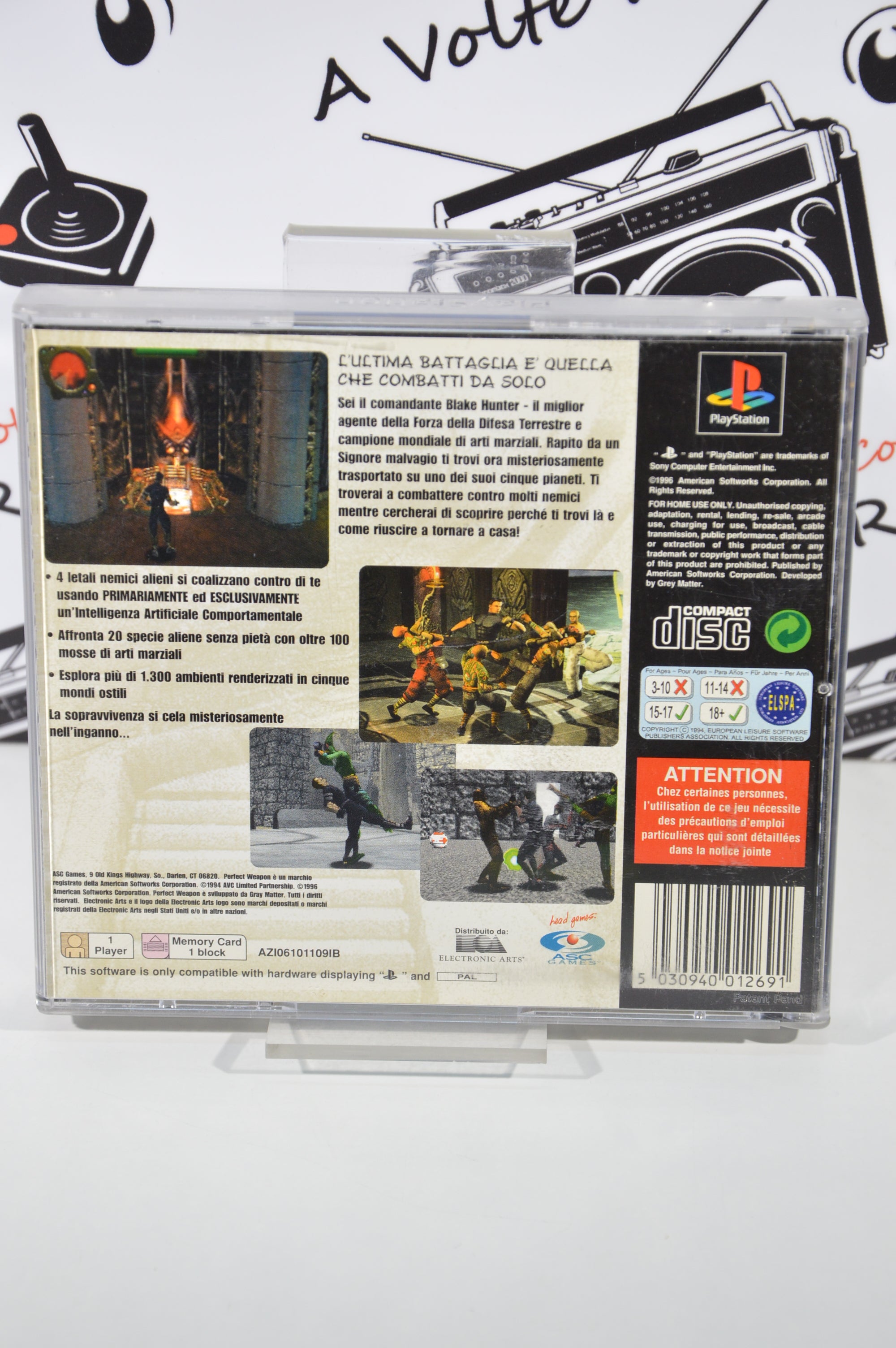 Perfect Weapon PlayStation 1 15+ ITA