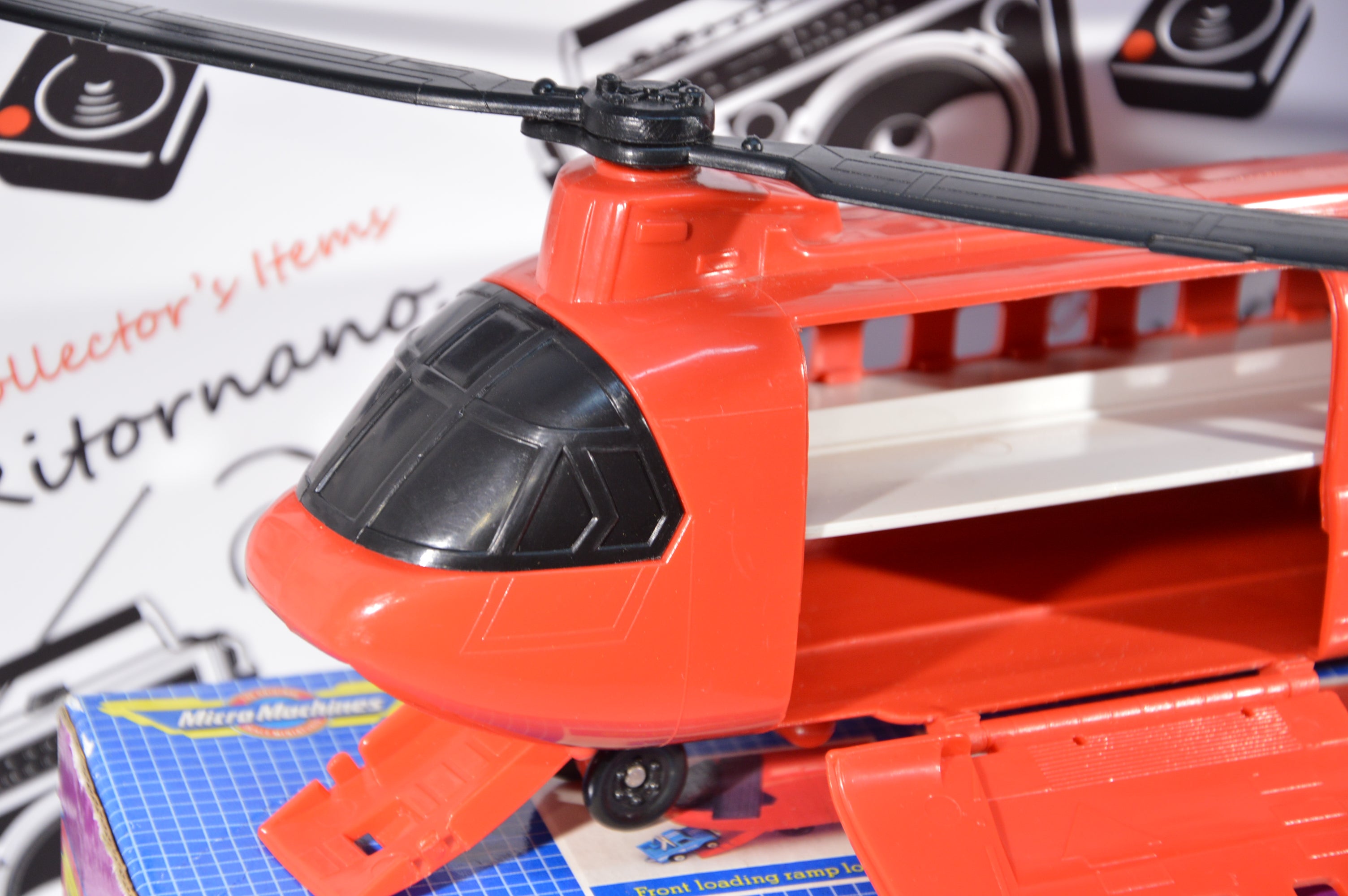 Micro Machines Transport Chopper Galoob 1989 con scatola