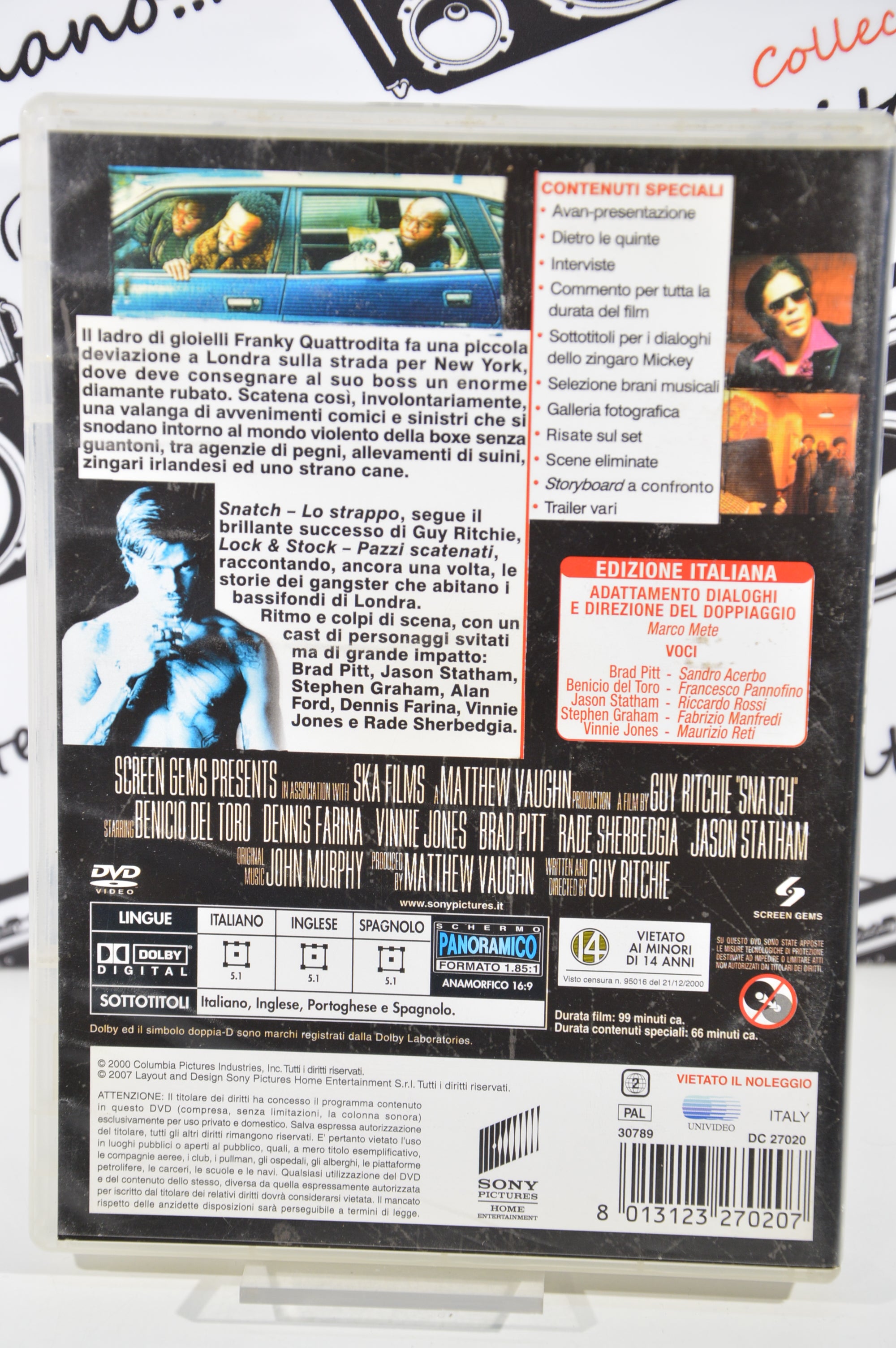 Snatch lo strappo Dvd Italiano