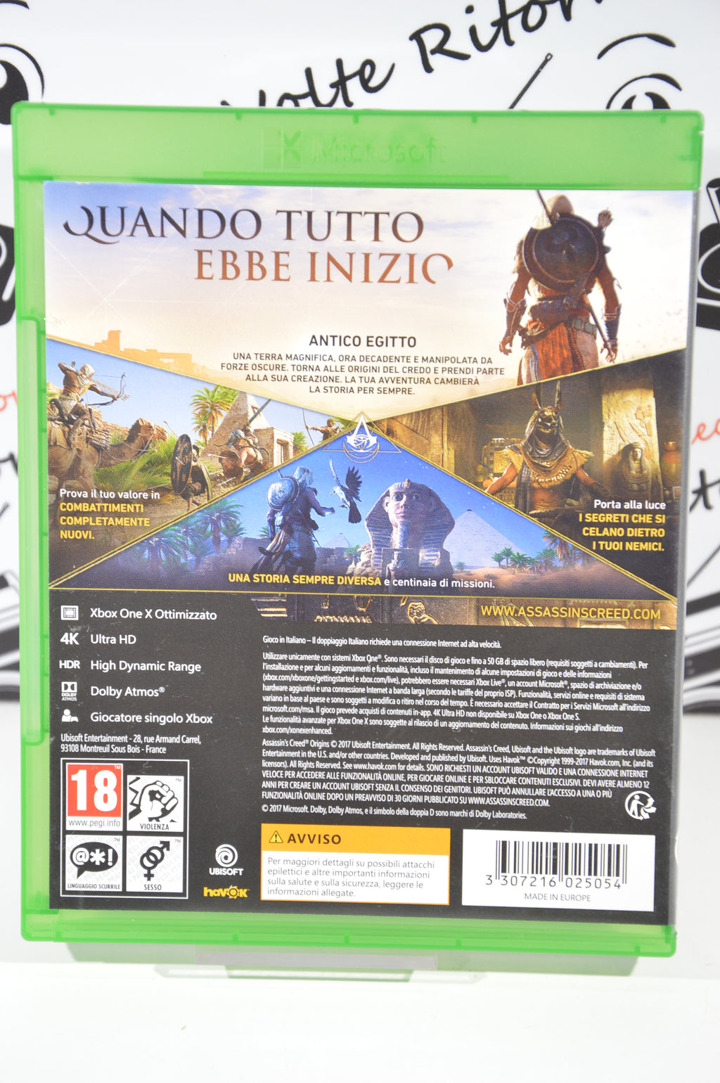 Assassin's creed Origins XBox One 18+ Multilingua