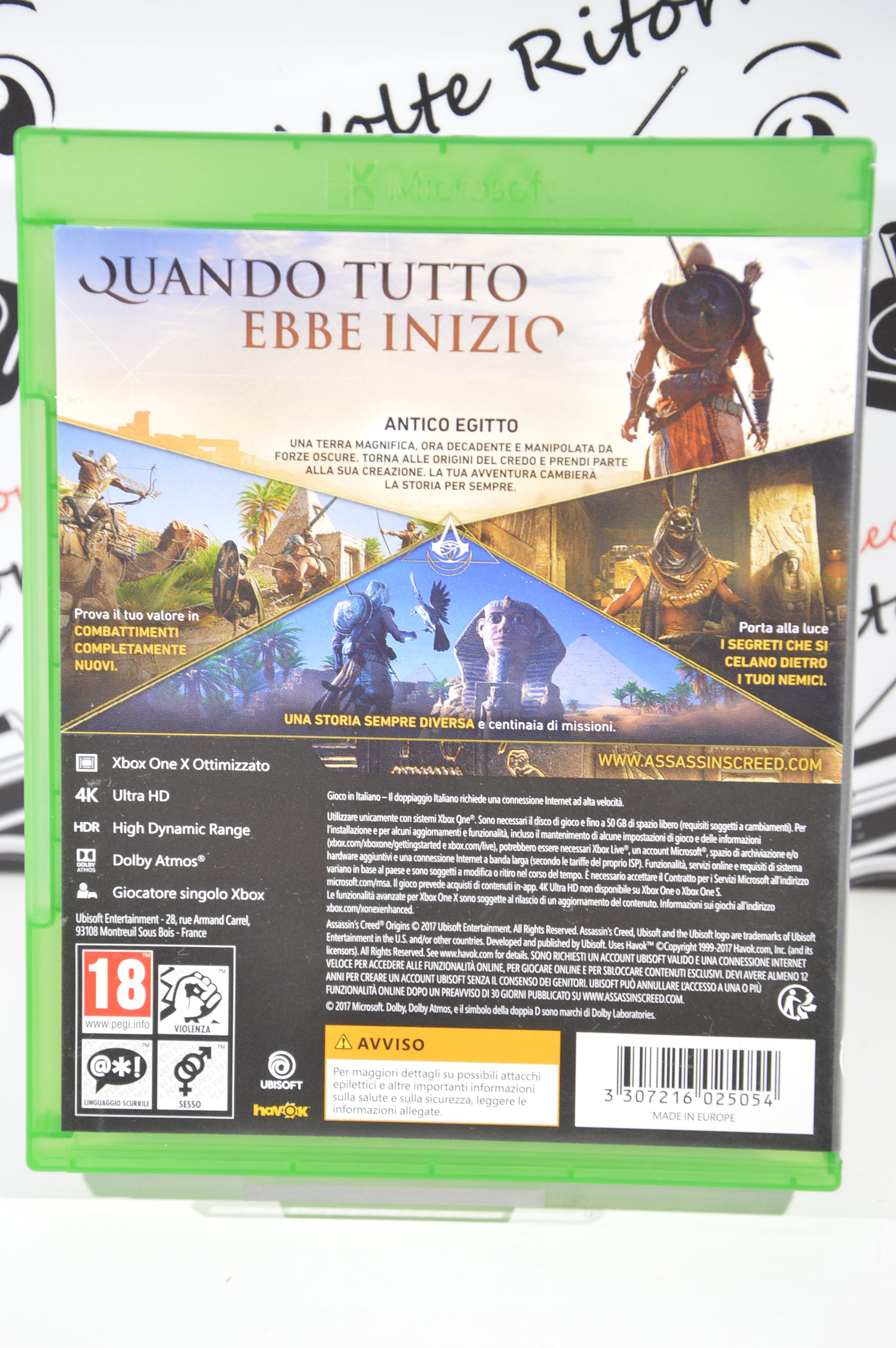 Assassin's creed Origins XBox One 18+ Multilingua