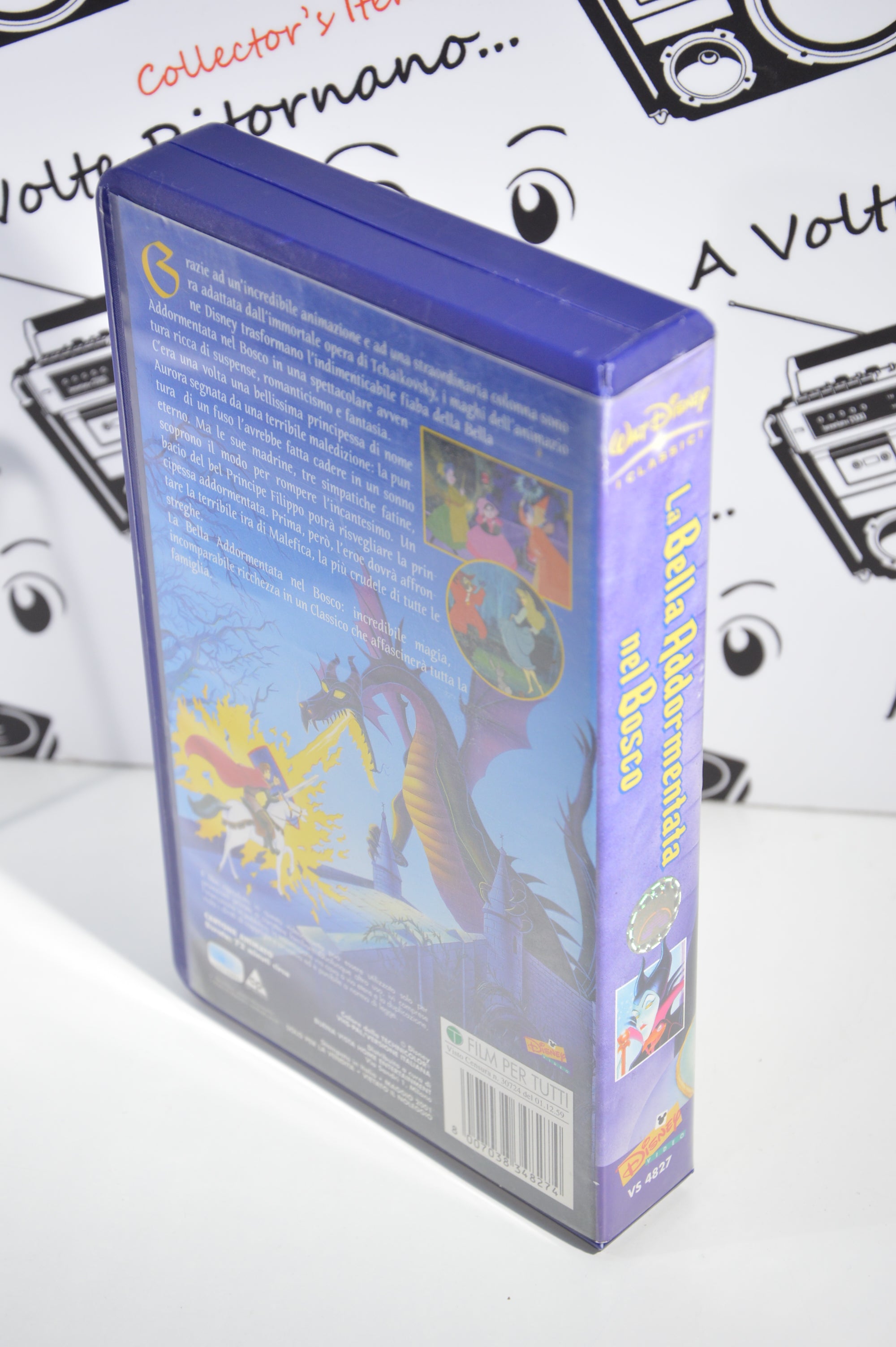 La bella addormentata nel bosco VHS vintage