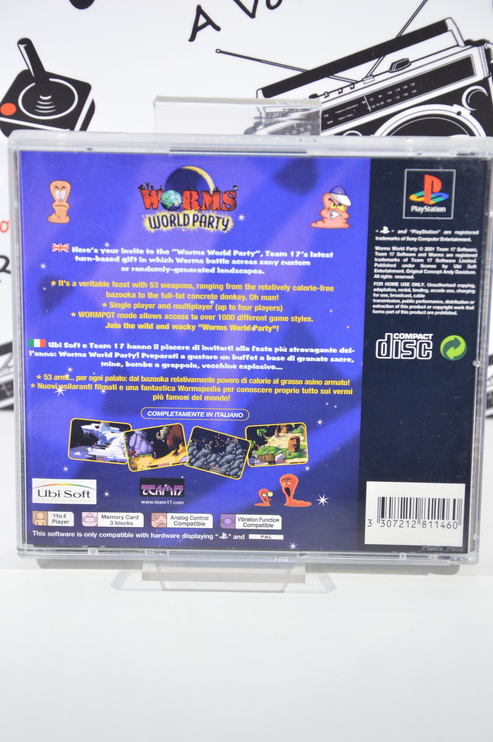 Worms world party PlayStation 1 3+ Multilingua