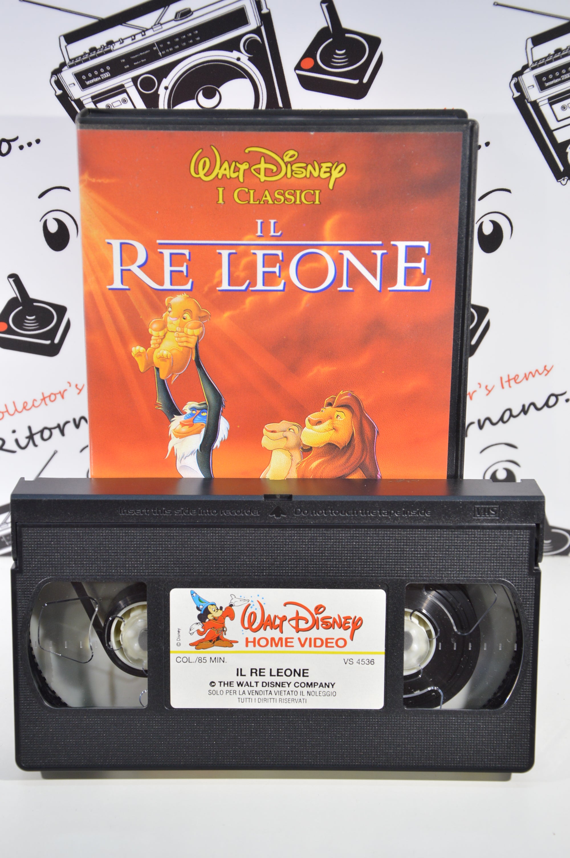 Il Re leone VHS vintage