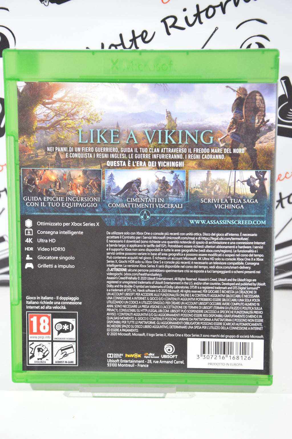 Assassin's creed Valhalla XBox One 18+ Multilingua
