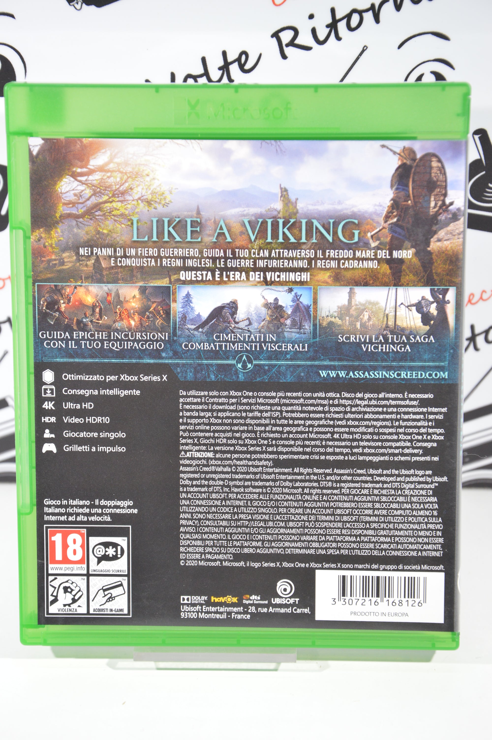 Assassin's creed Valhalla XBox One 18+ Multilingua