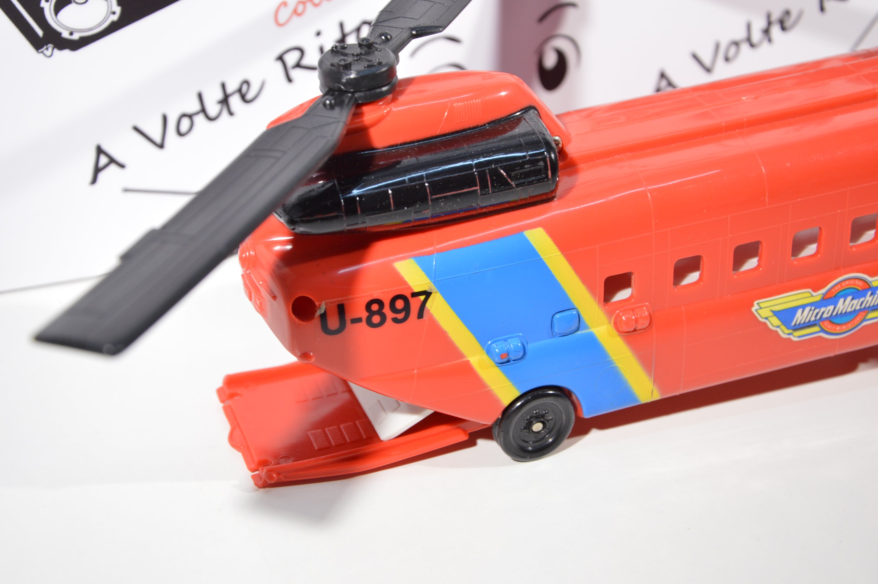 Micro Machines Transport Chopper Galoob 1989 con scatola