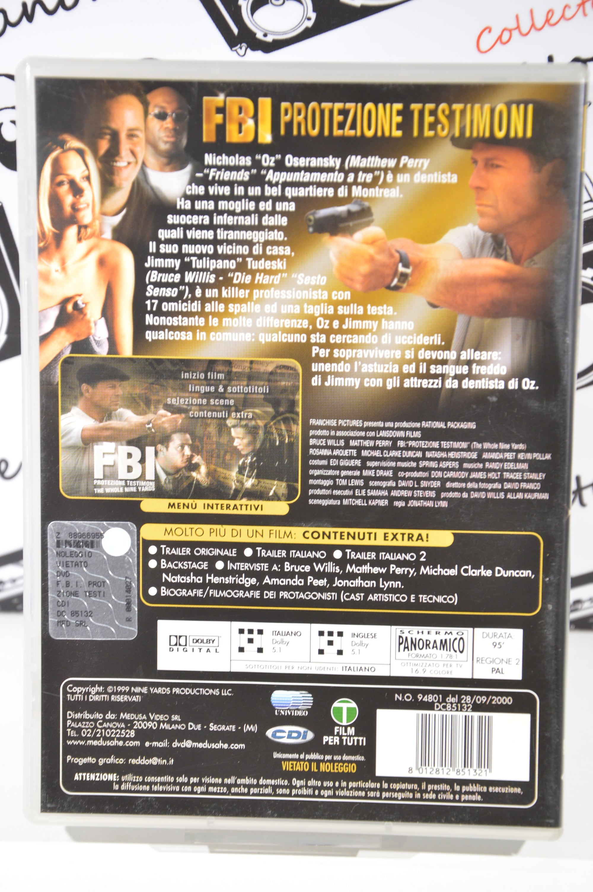 FBI protezione testimoni Dvd Italiano Bruce Willis