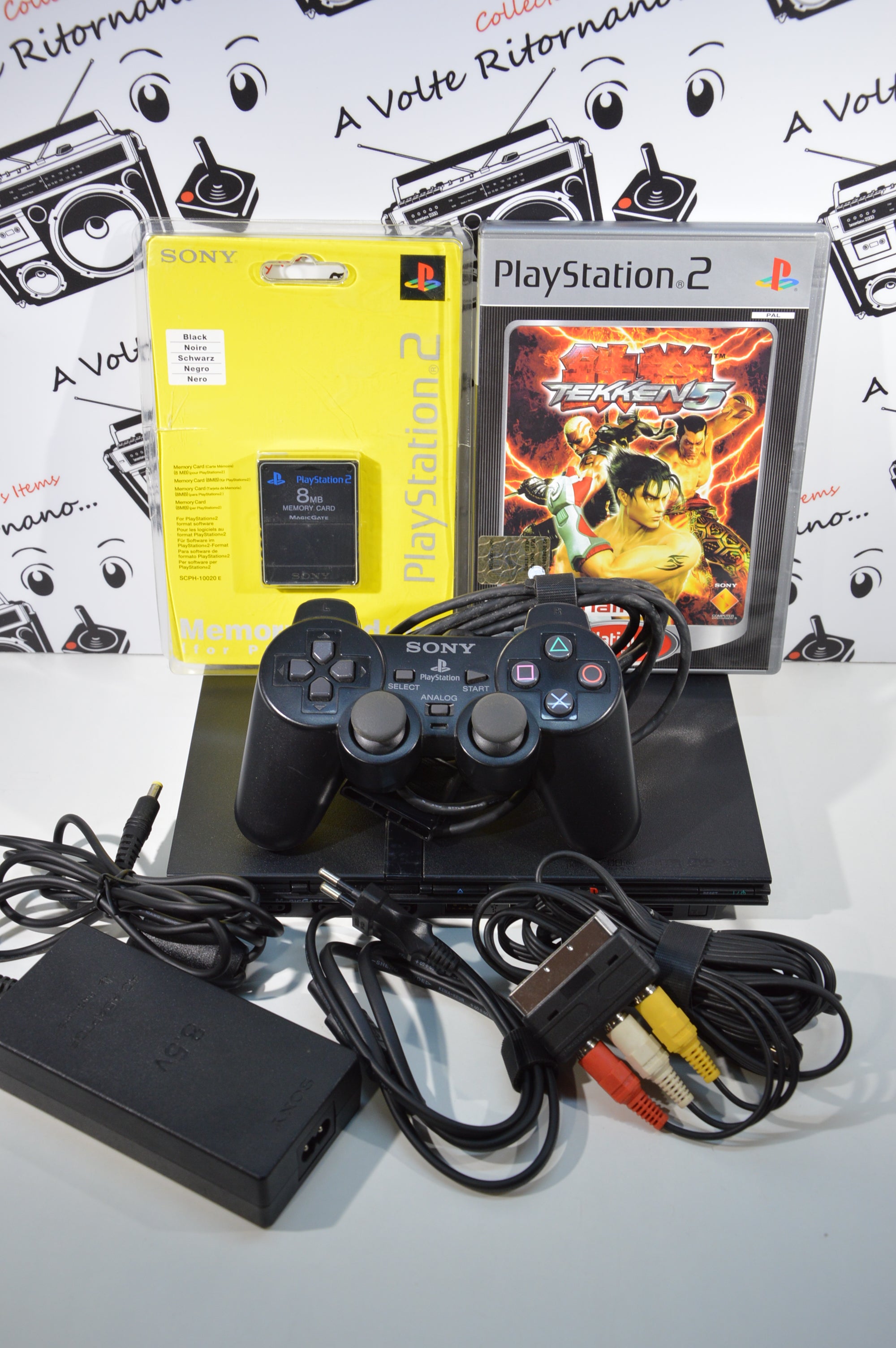 Console Ps2 Playstation 2 Bundle Tekken 5 PAL ita very rare completa