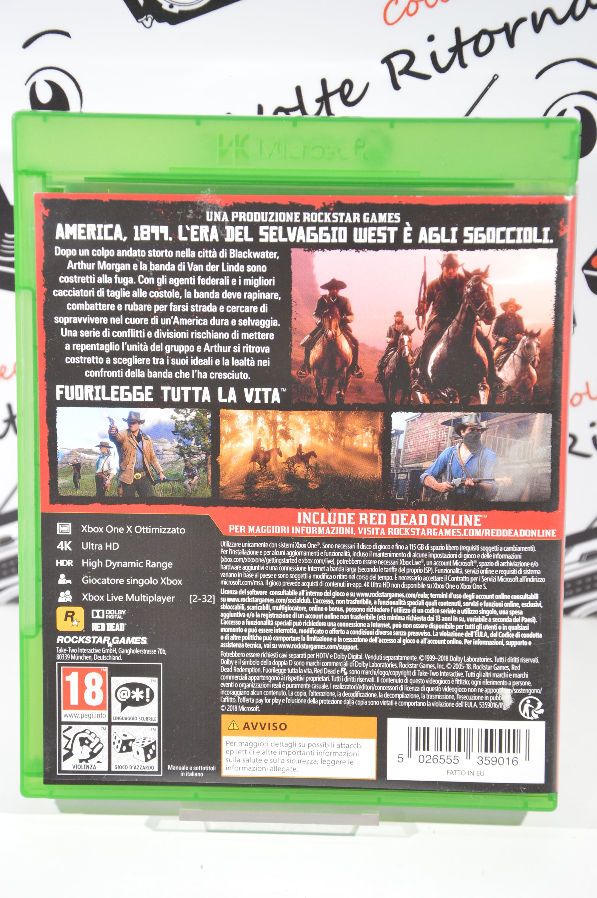 Red dead redemption II XBox One 18+ Multilingua