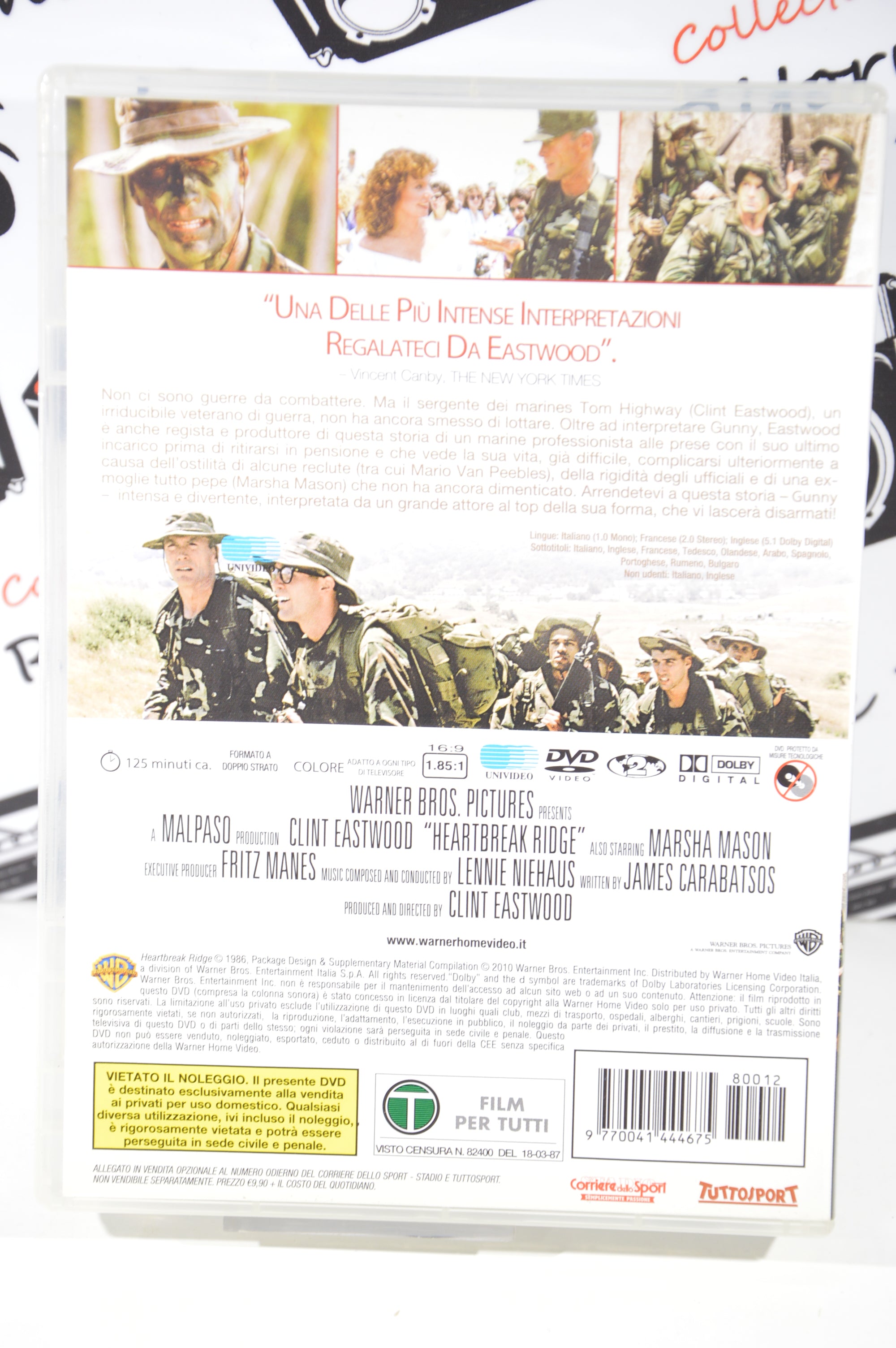 Gunny Dvd Italiano Clint Eastwood