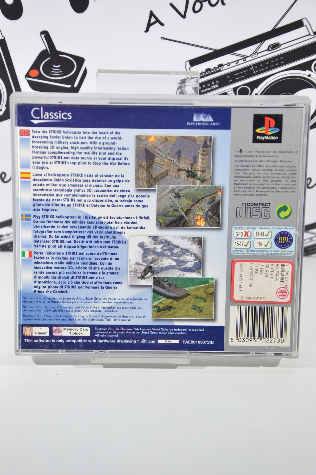 Soviet Strike platinum PlayStation 1 12+ Lingua Inglese
