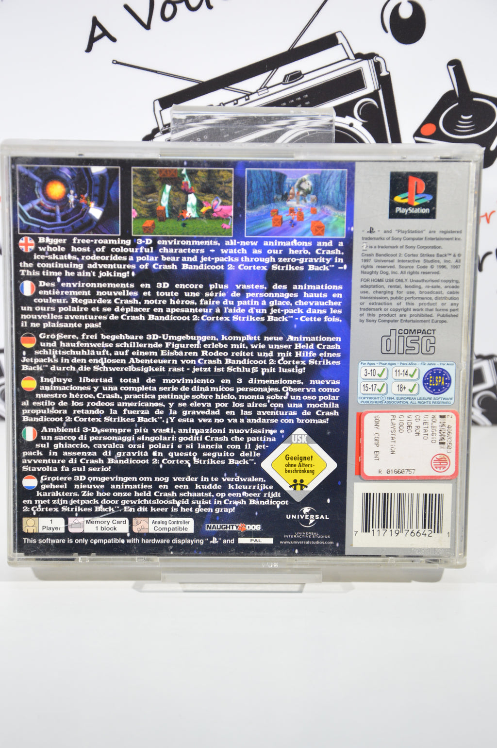Crash Bandicoot 2 platinum PlayStation 1 3+ Multilingua