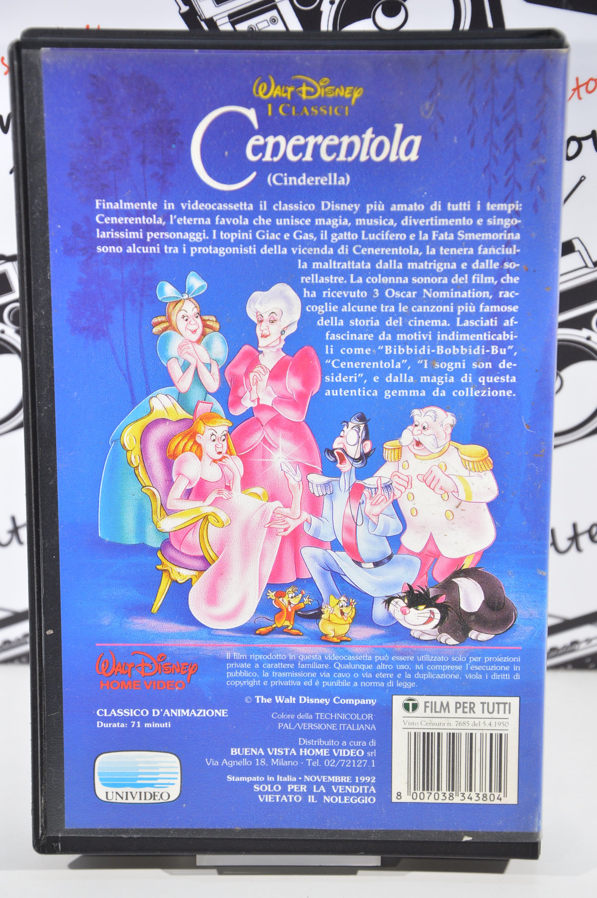 Cenerentola VHS vintage