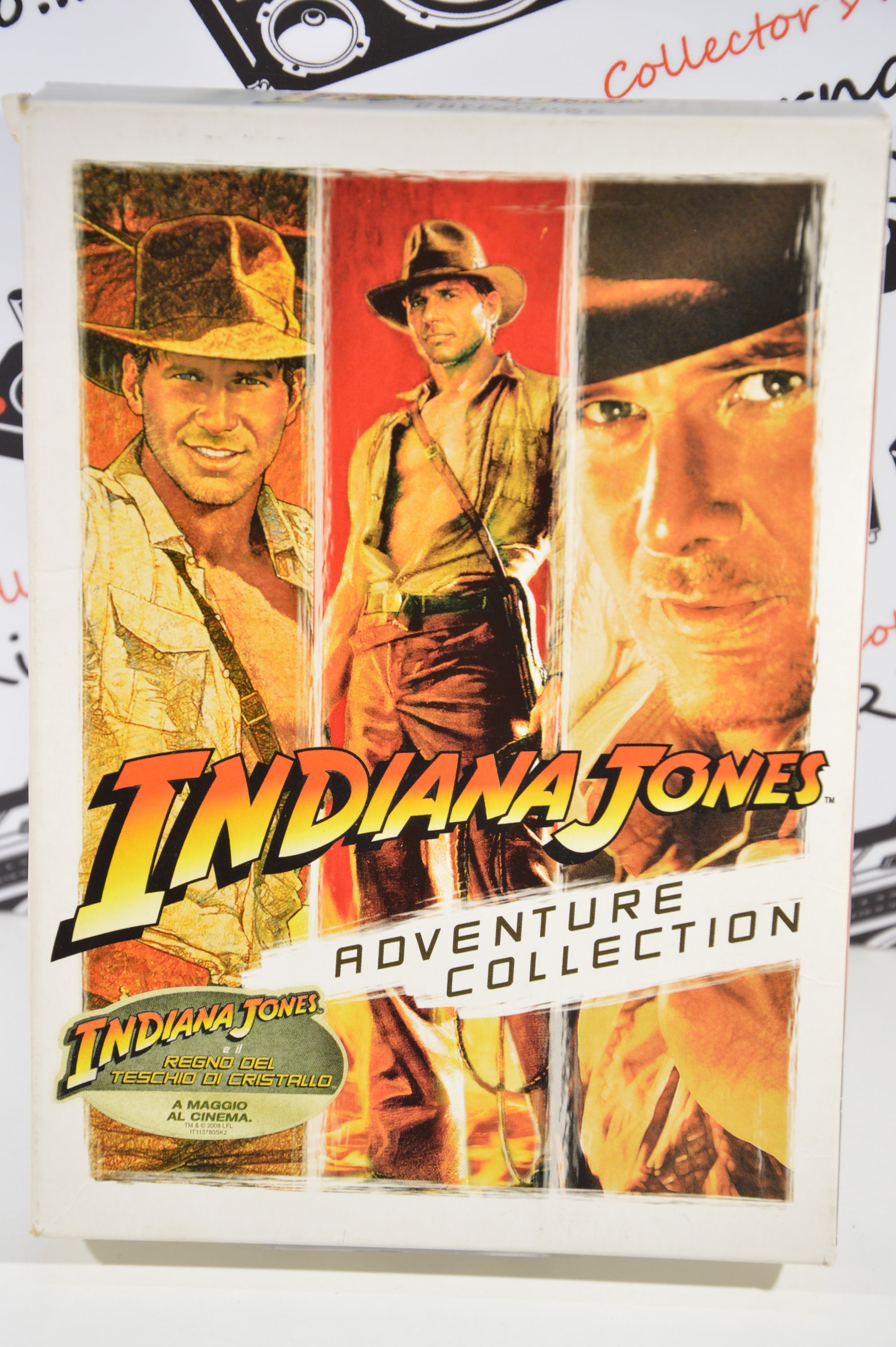 Indiana Jones Adventure collection 3 Dvd Italiano collezione Harrison Ford