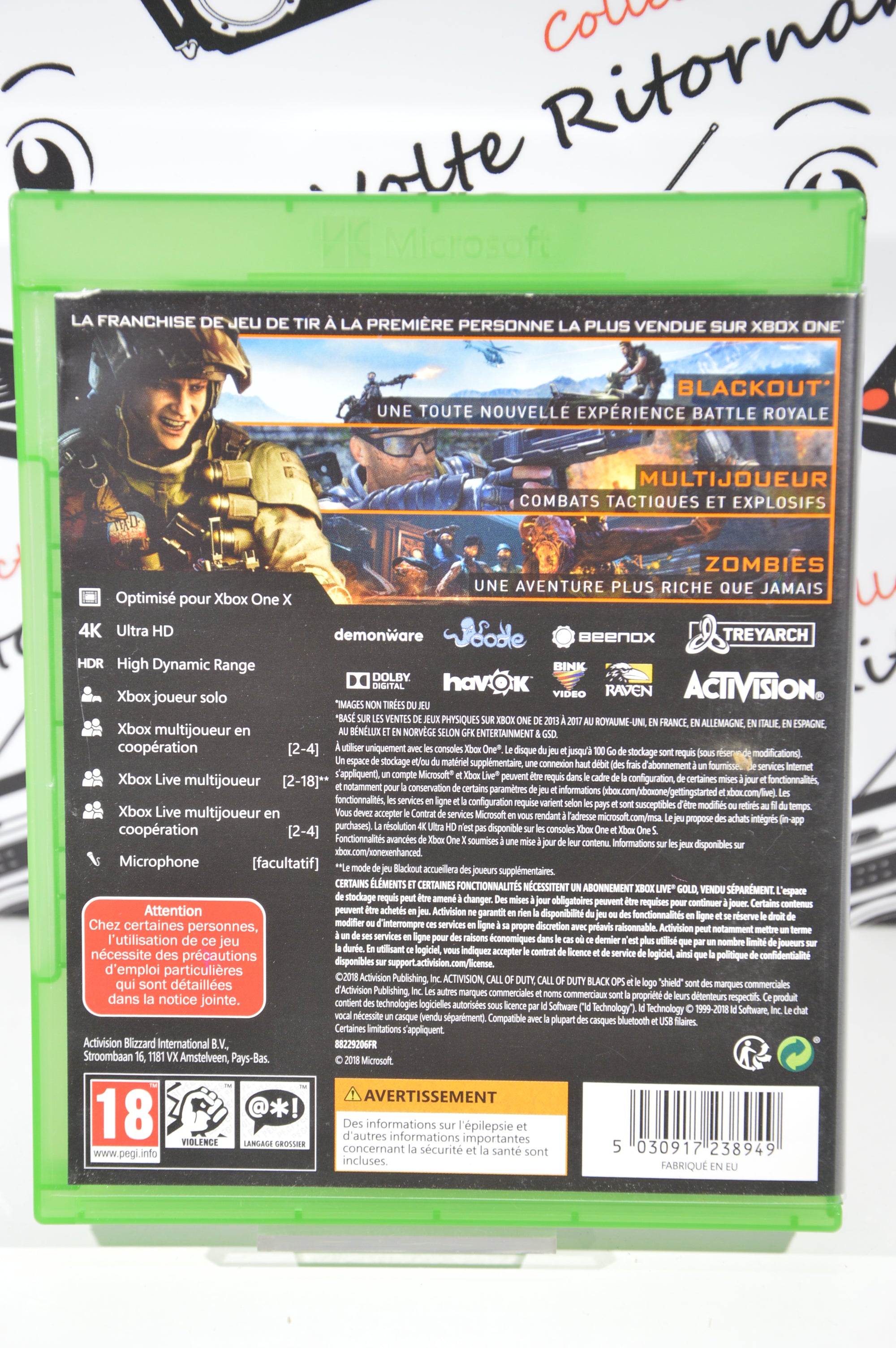 Call of Duty Black ops 4 XBox One 18+ Multilingua