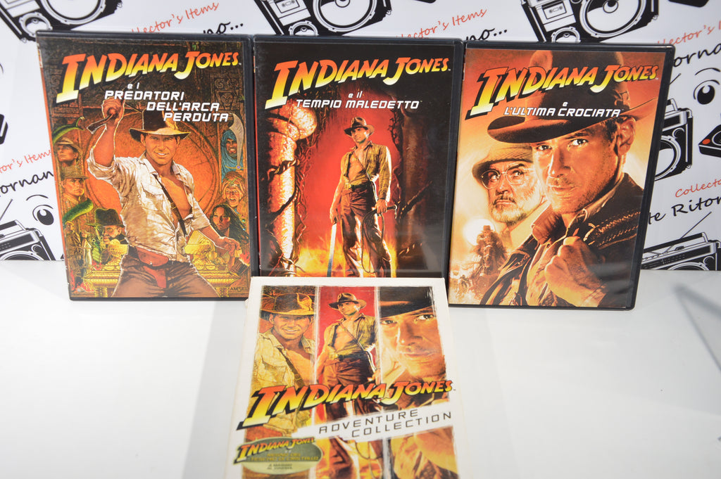 Indiana Jones Adventure collection 3 Dvd Italiano collezione Harrison Ford