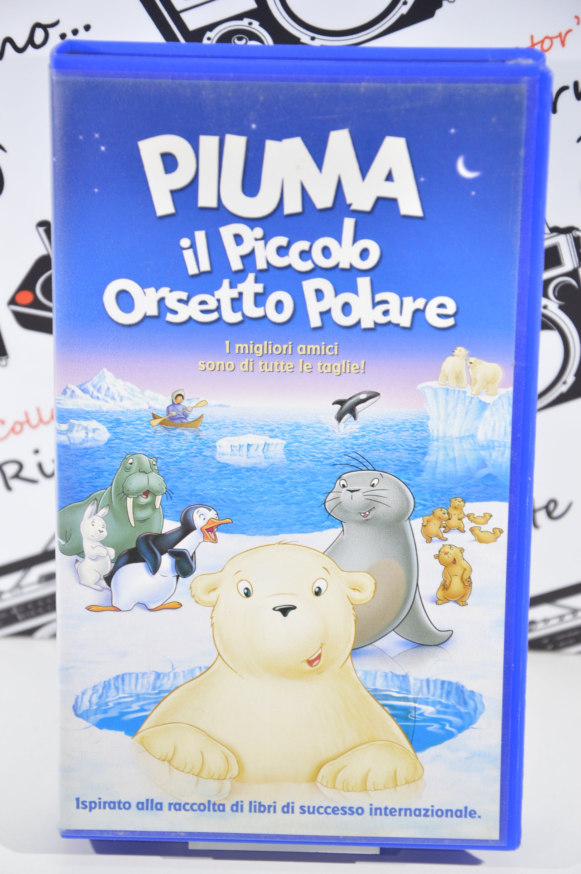 Piuma il piccolo orsetto polare VHS vintage