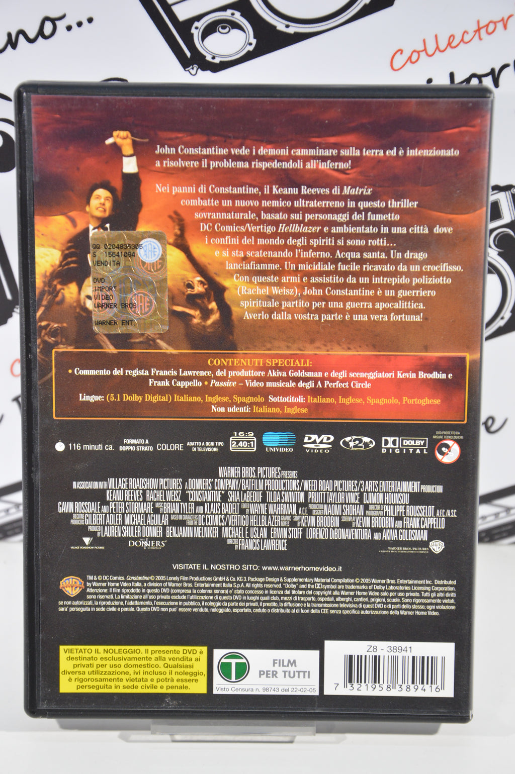Constantine Dvd Italiano collezione Keanu Reeves