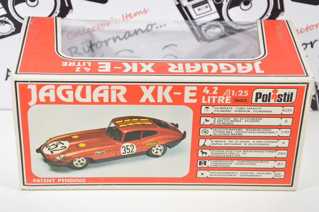 Jaguar XK-E 4.2 litre Polistil scala 1:25 die cast Decals for you