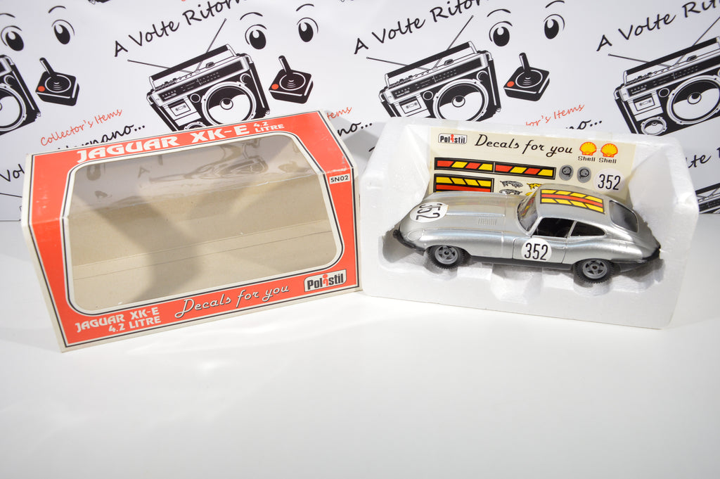 Jaguar XK-E 4.2 litre Polistil scala 1:25 die cast Decals for you