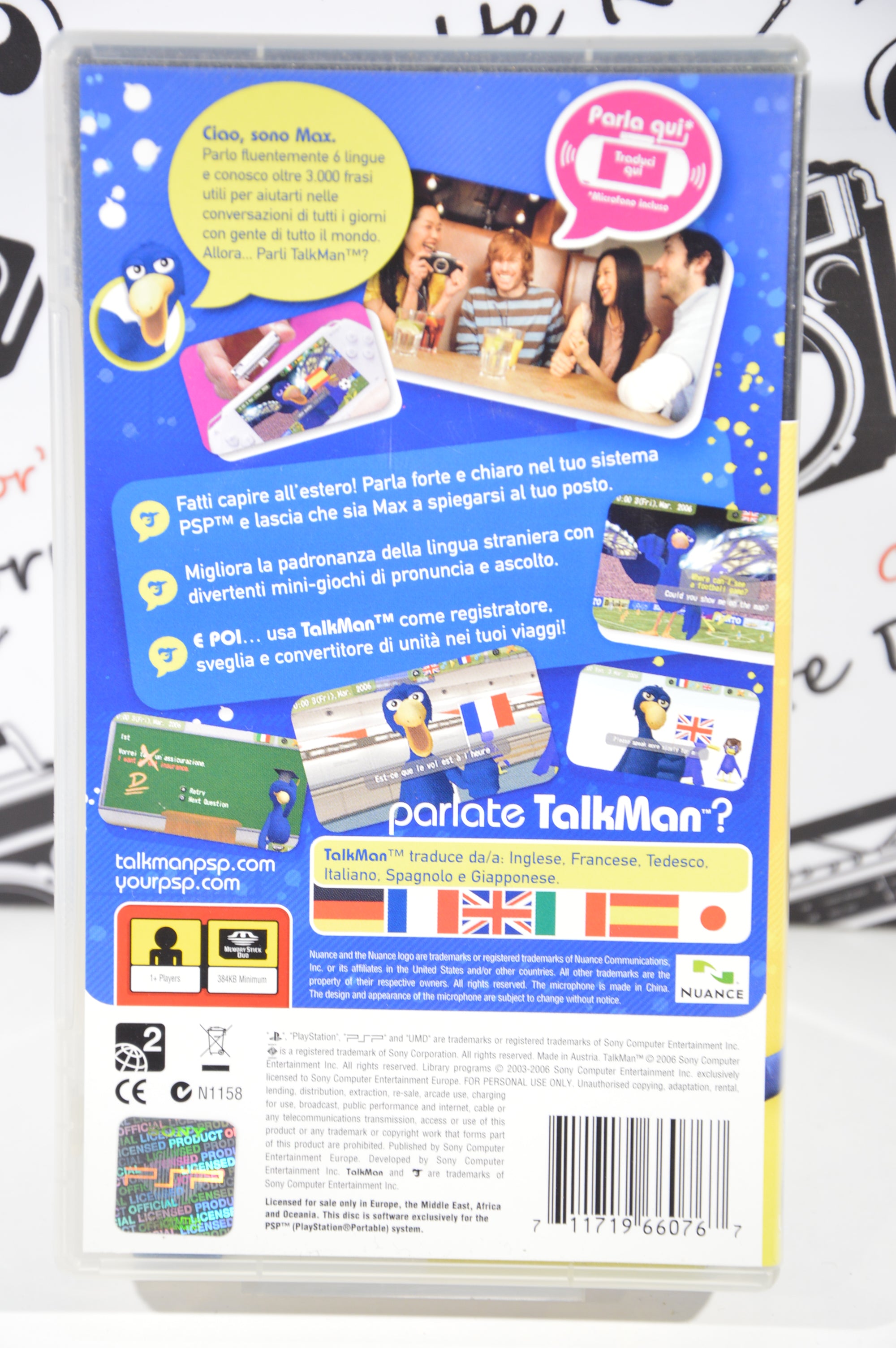 TalkMan Sony Psp 3+ con microfono