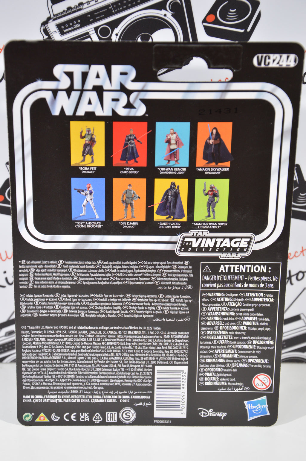 Anakin Skywalker Action figure Star Wars Attack of the clones Kenner 2022