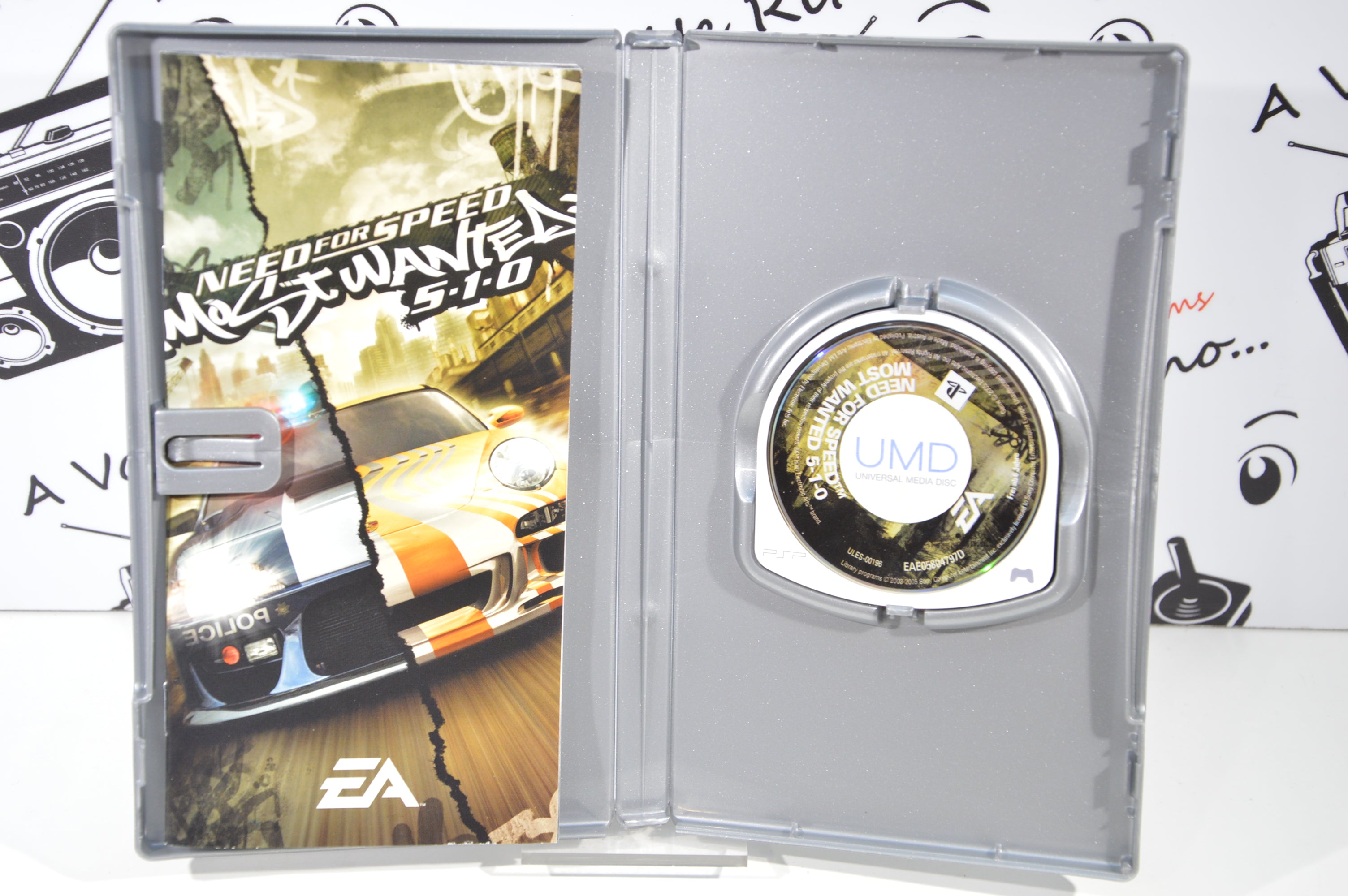 Need for speed most wanted 5-1-0 platinum Sony Psp 3+