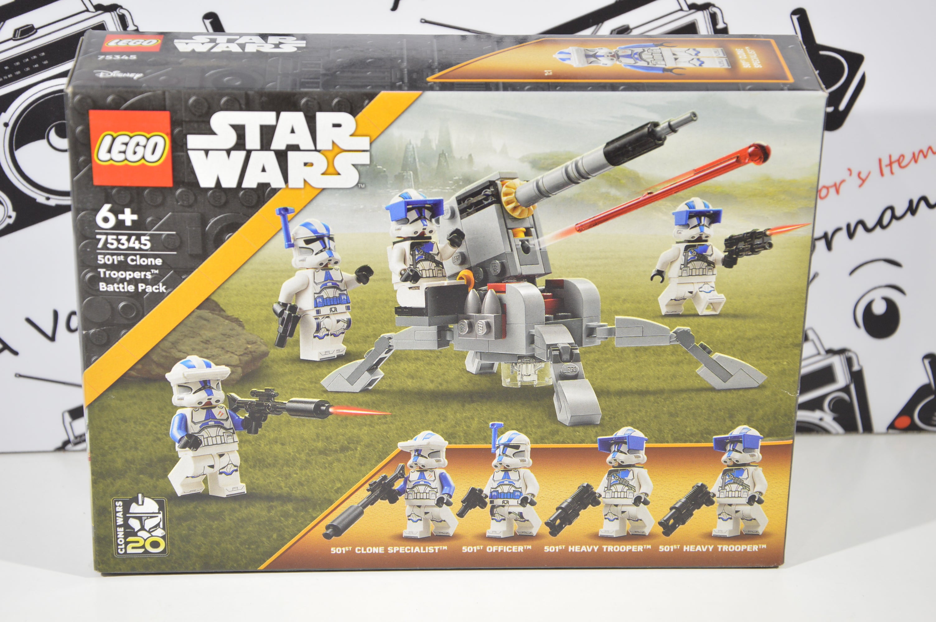 Lego Star Wars 75345 501 clone Troopers battle pack 6+ nuovo sigillato