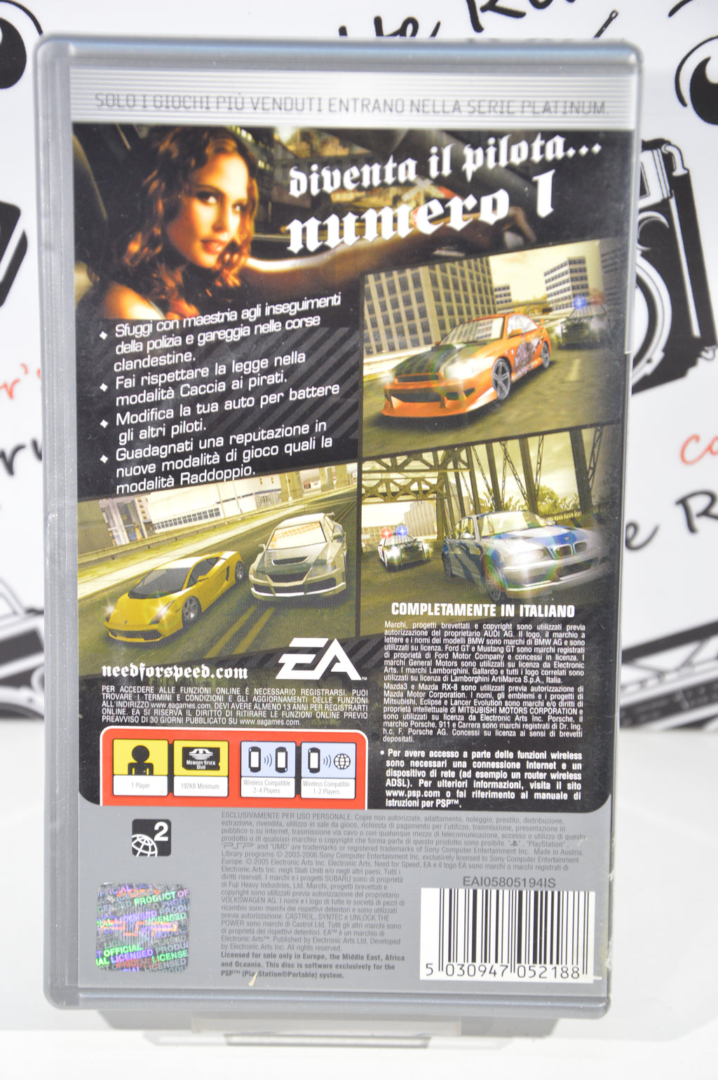 Need for speed most wanted 5-1-0 platinum Sony Psp 3+