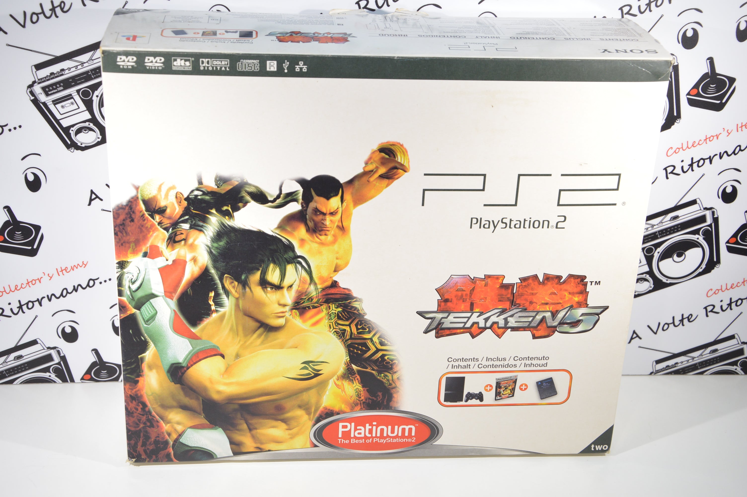 Console Ps2 Playstation 2 Bundle Tekken 5 PAL ita very rare completa