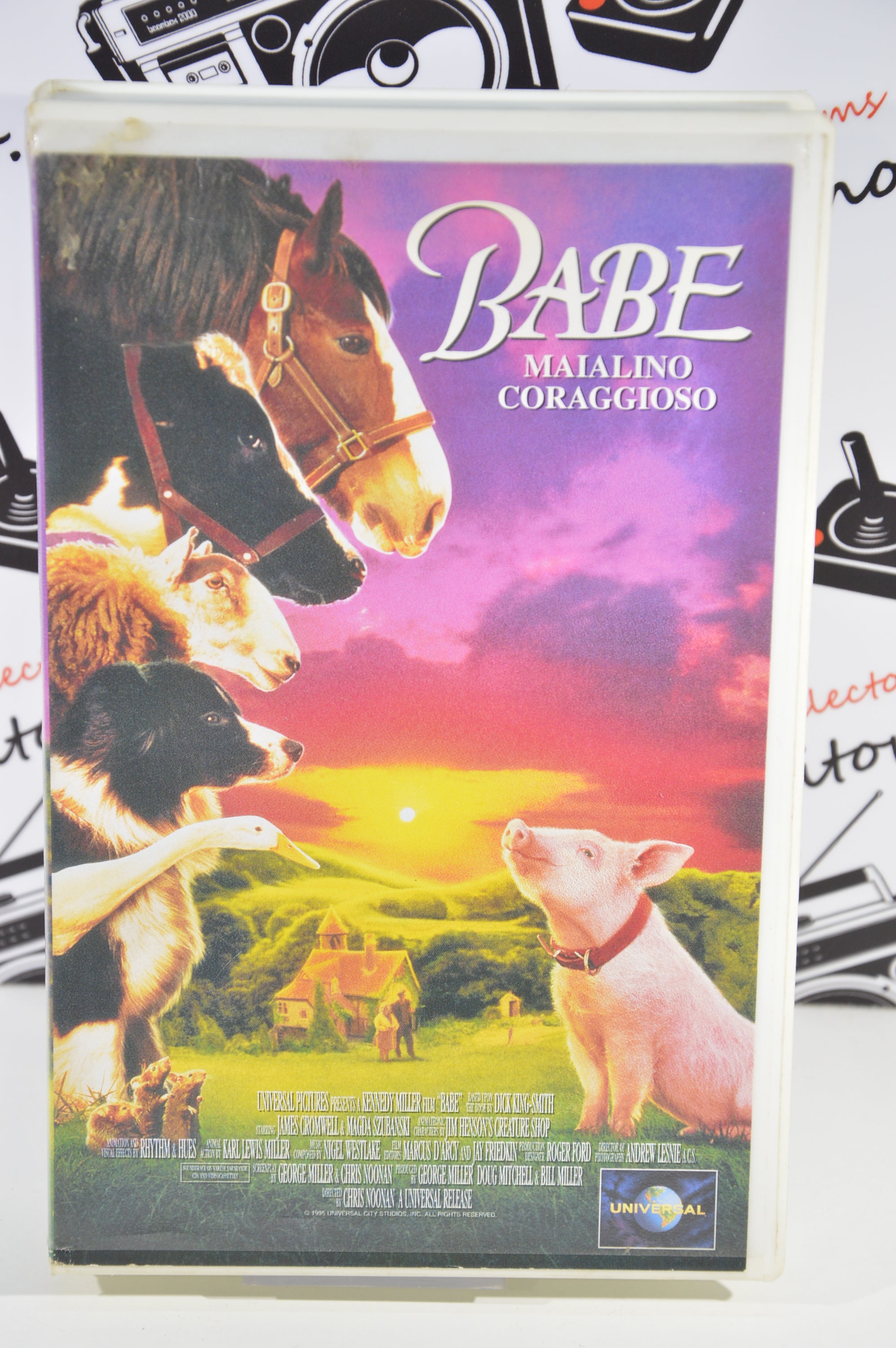 Babe maialino coraggioso VHS vintage