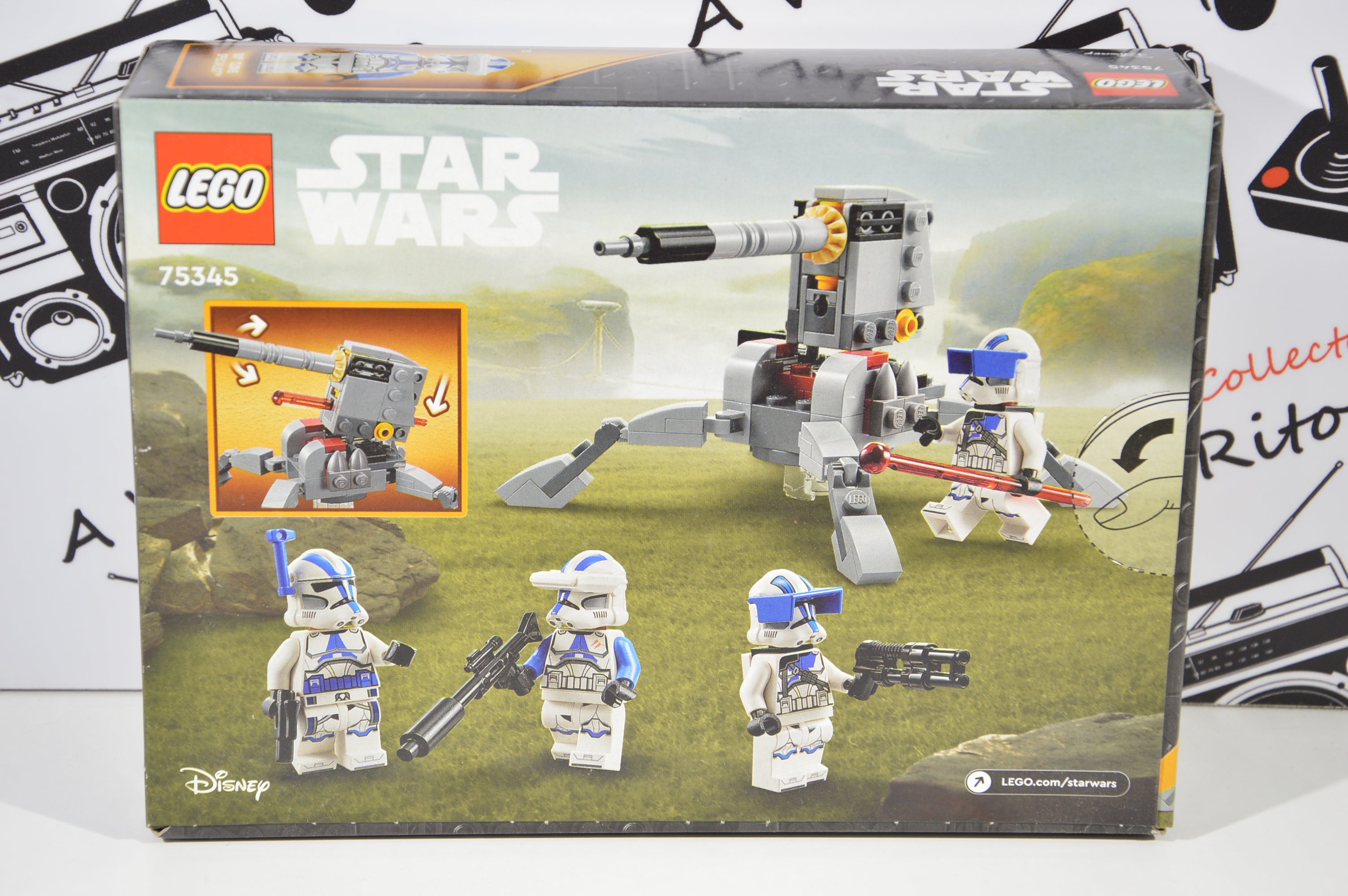 Lego Star Wars 75345 501 clone Troopers battle pack 6+ nuovo sigillato