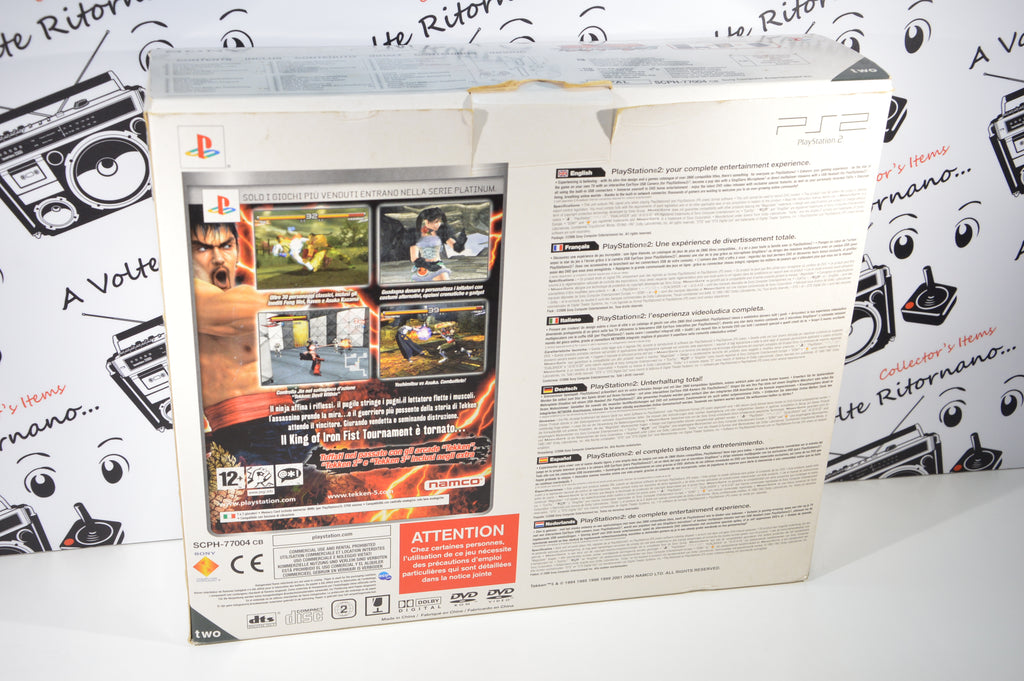 Console Ps2 Playstation 2 Bundle Tekken 5 PAL ita very rare completa