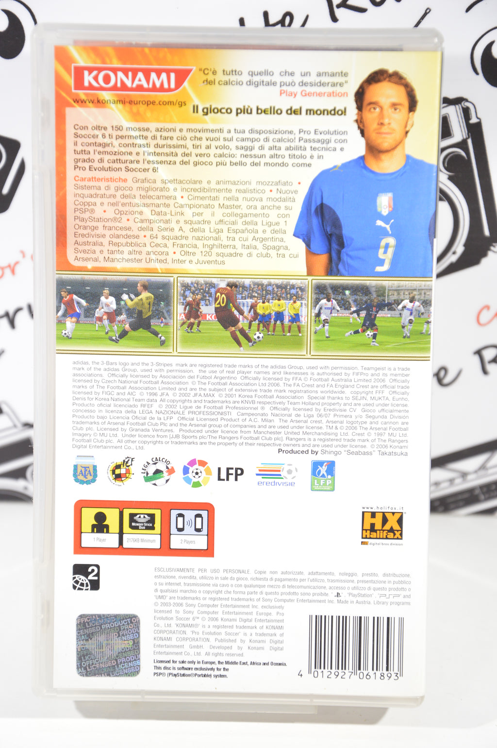 Pro evolution soccer 6 Sony Psp 3+