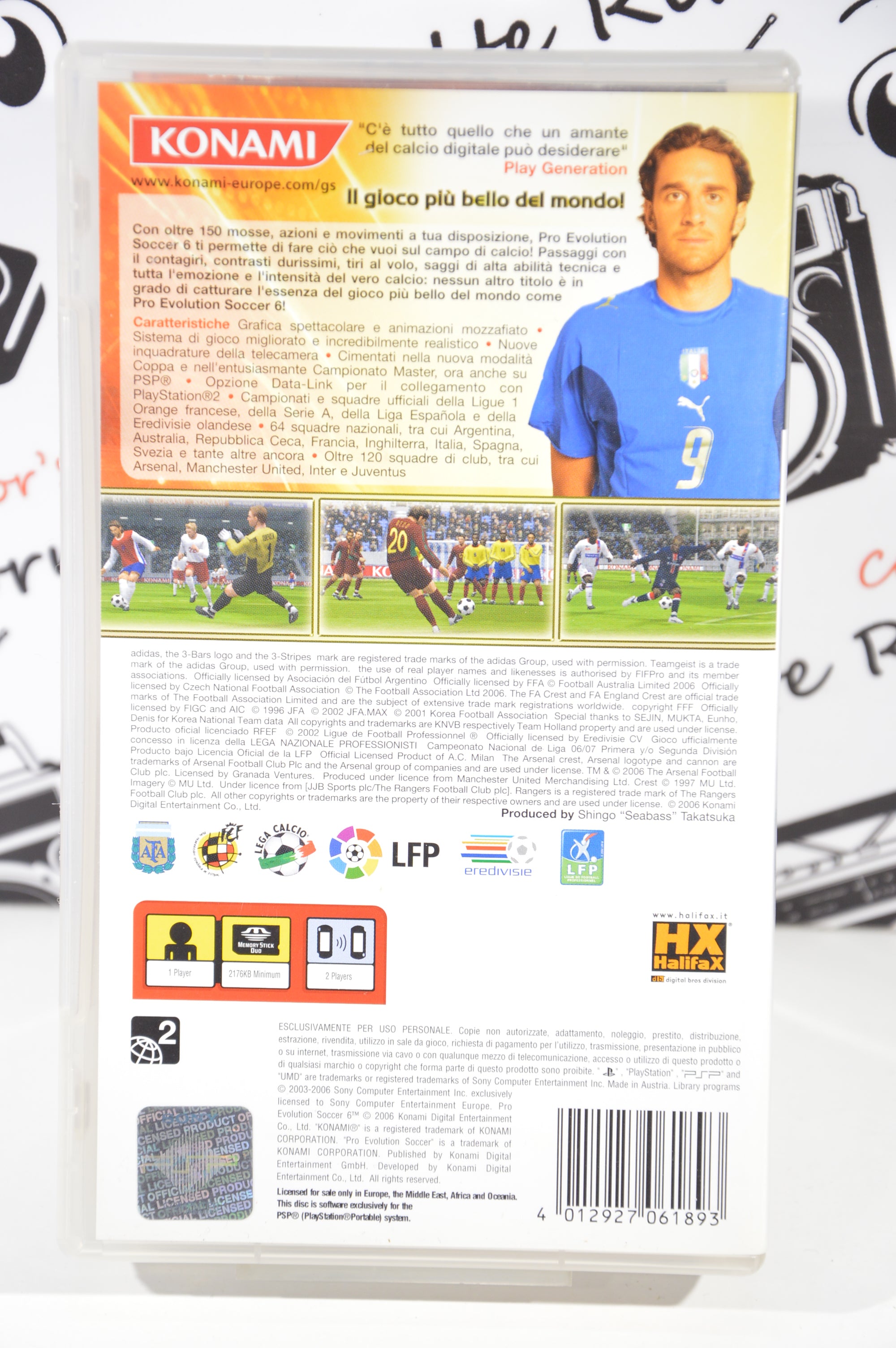 Pro evolution soccer 6 Sony Psp 3+
