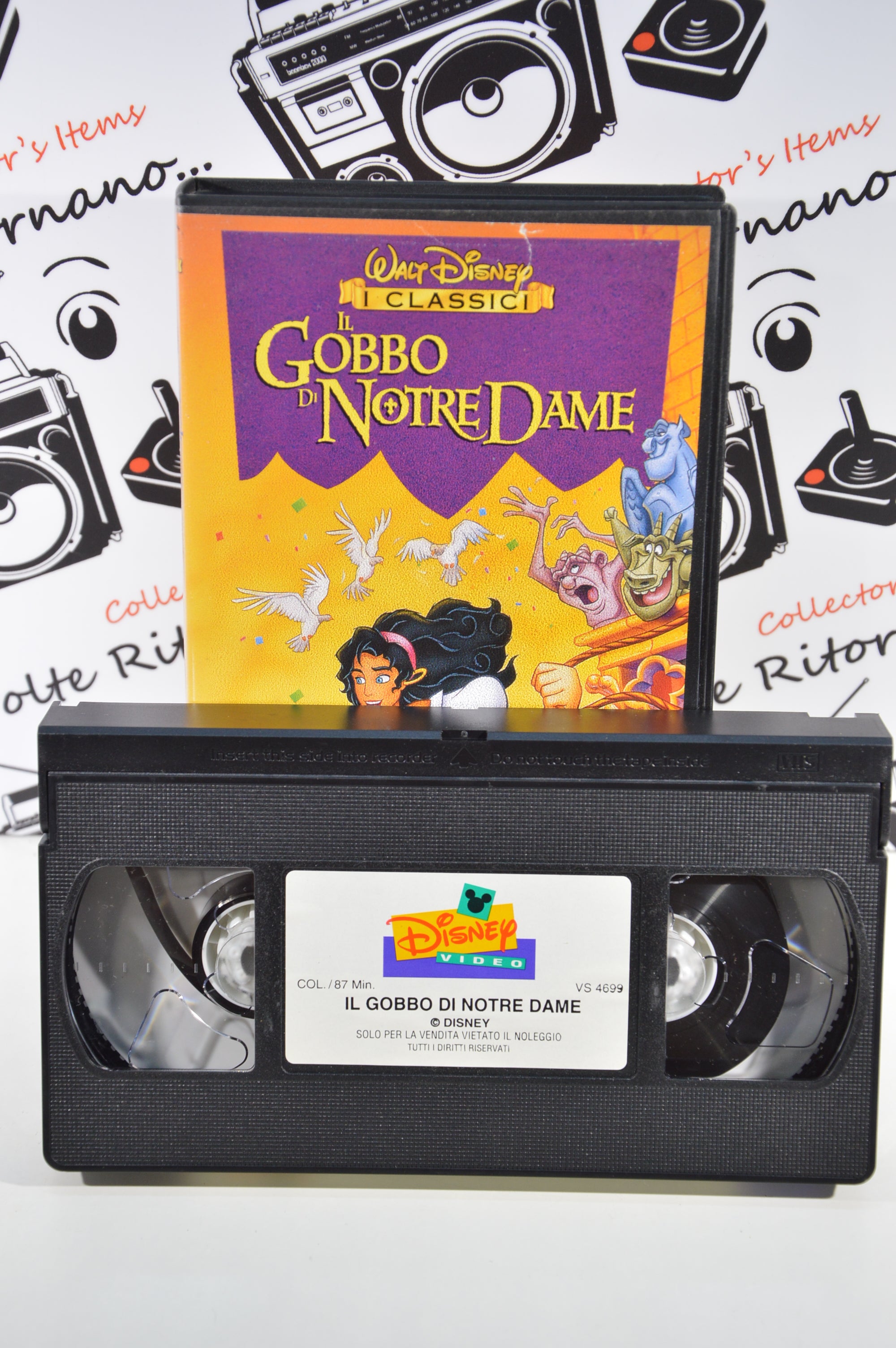 Il gobbo di Notre Dame VHS vintage