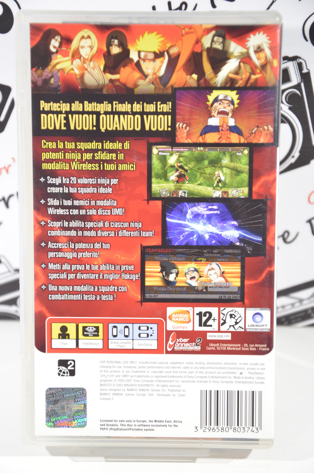 Naruto ultimate ninja heroes Sony Psp 12+
