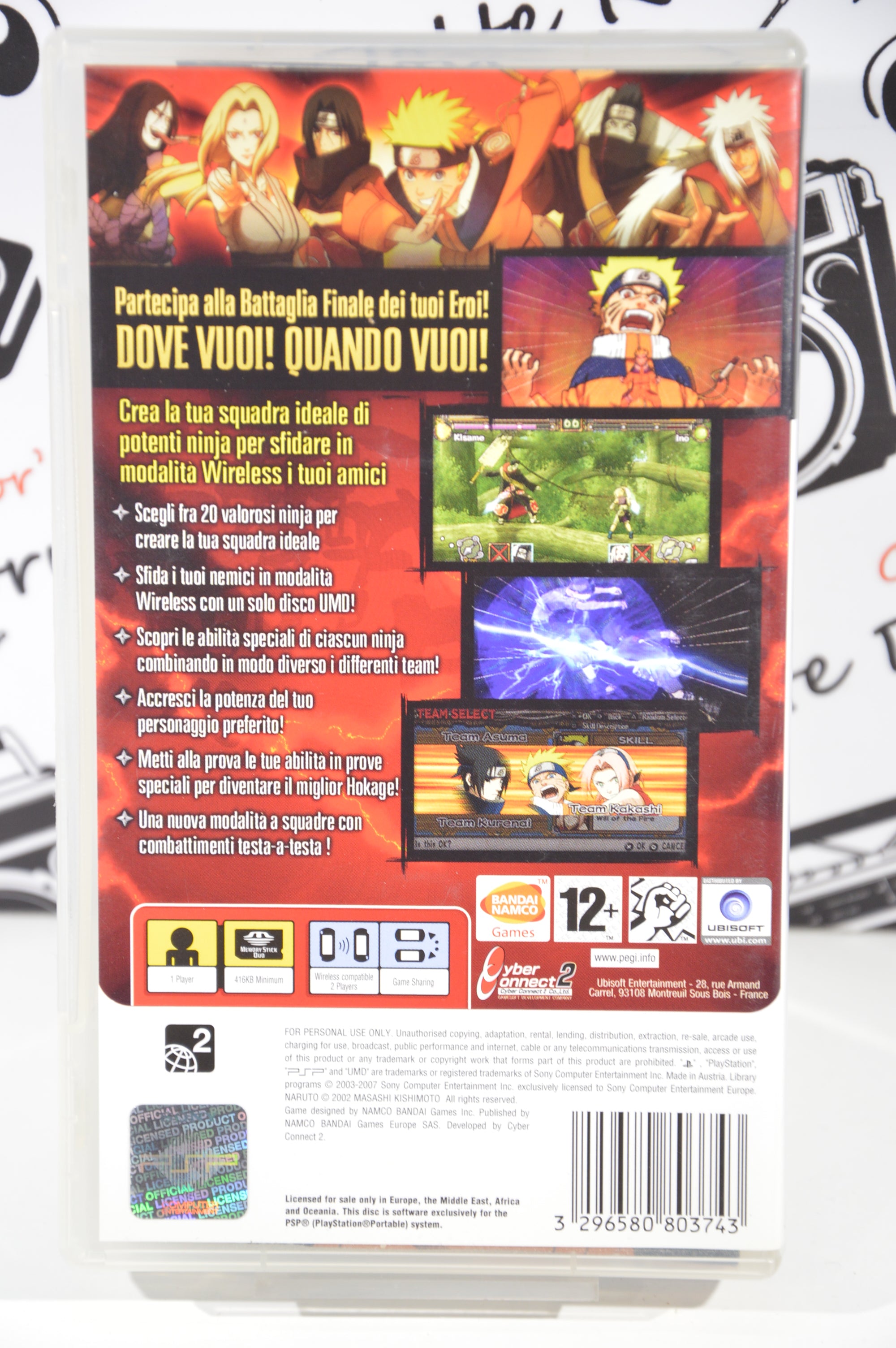 Naruto ultimate ninja heroes Sony Psp 12+