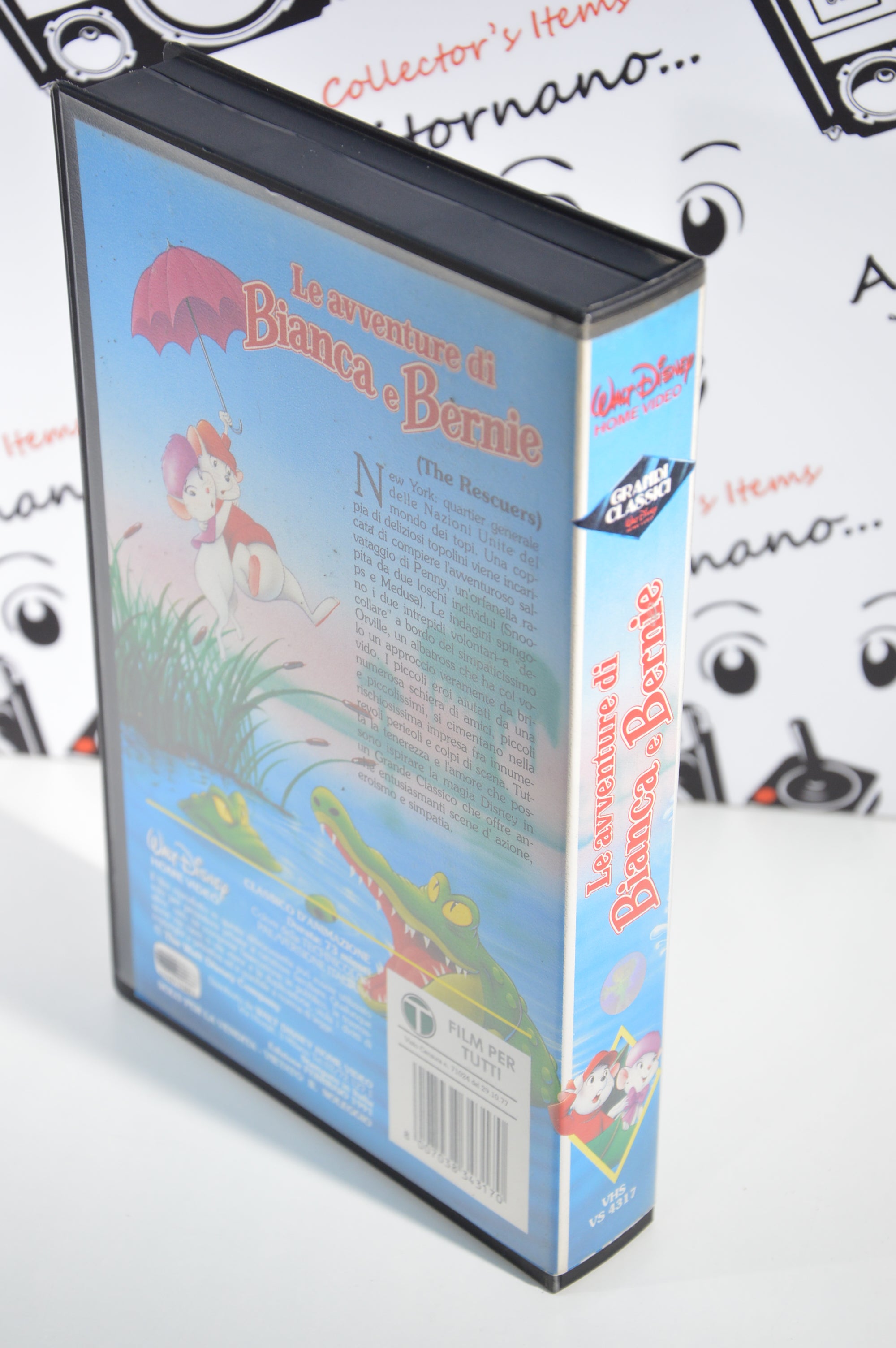 Le avventure di Bianca e Bernie VHS vintage