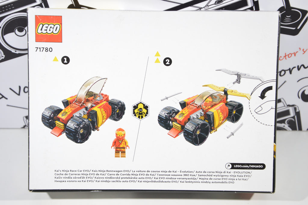 Lego Ninjago 71780 Kai's ninja race car evo 6+ nuovo sigillato