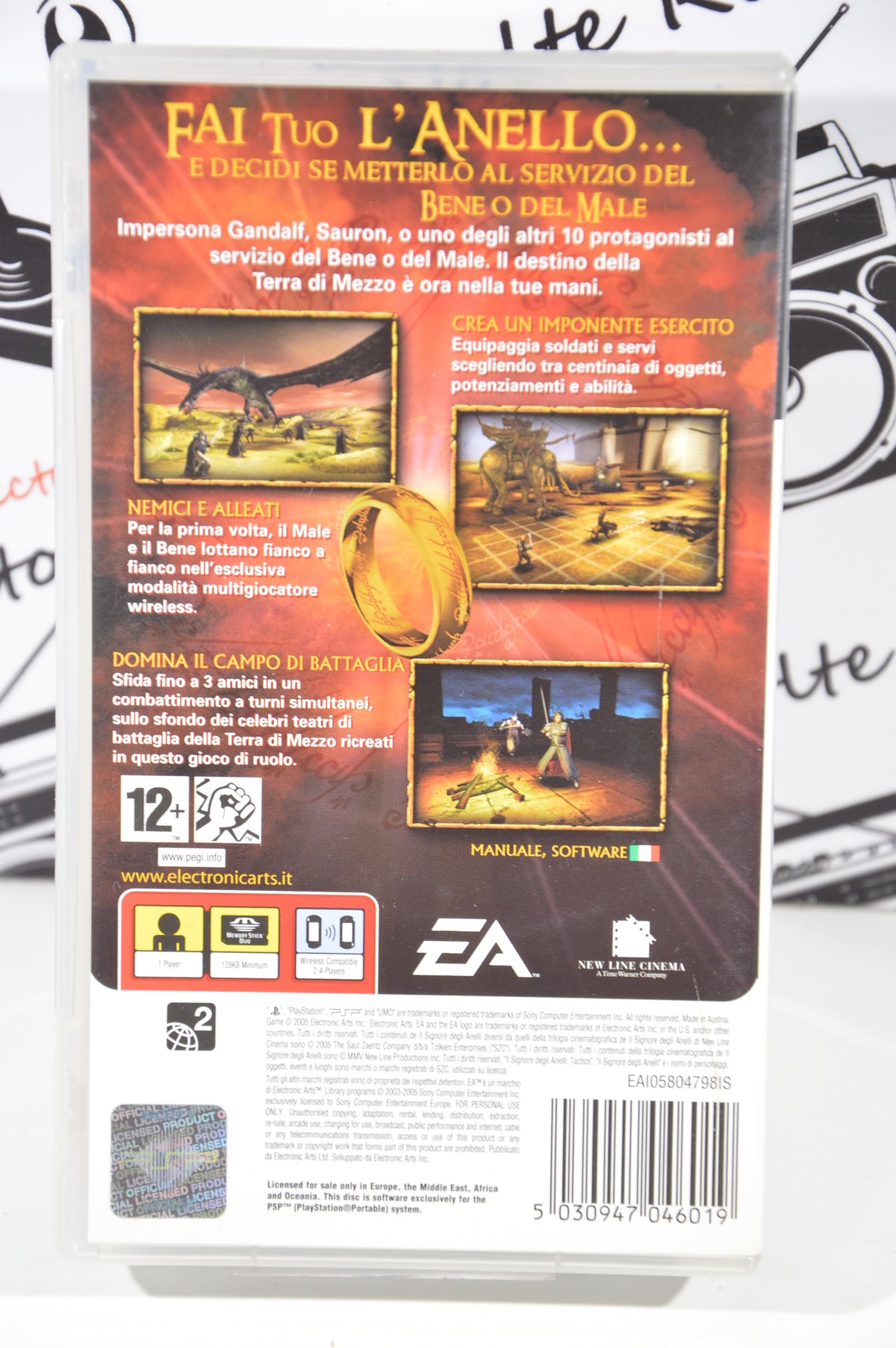 Il signore degli anelli tactics Sony Psp 12+