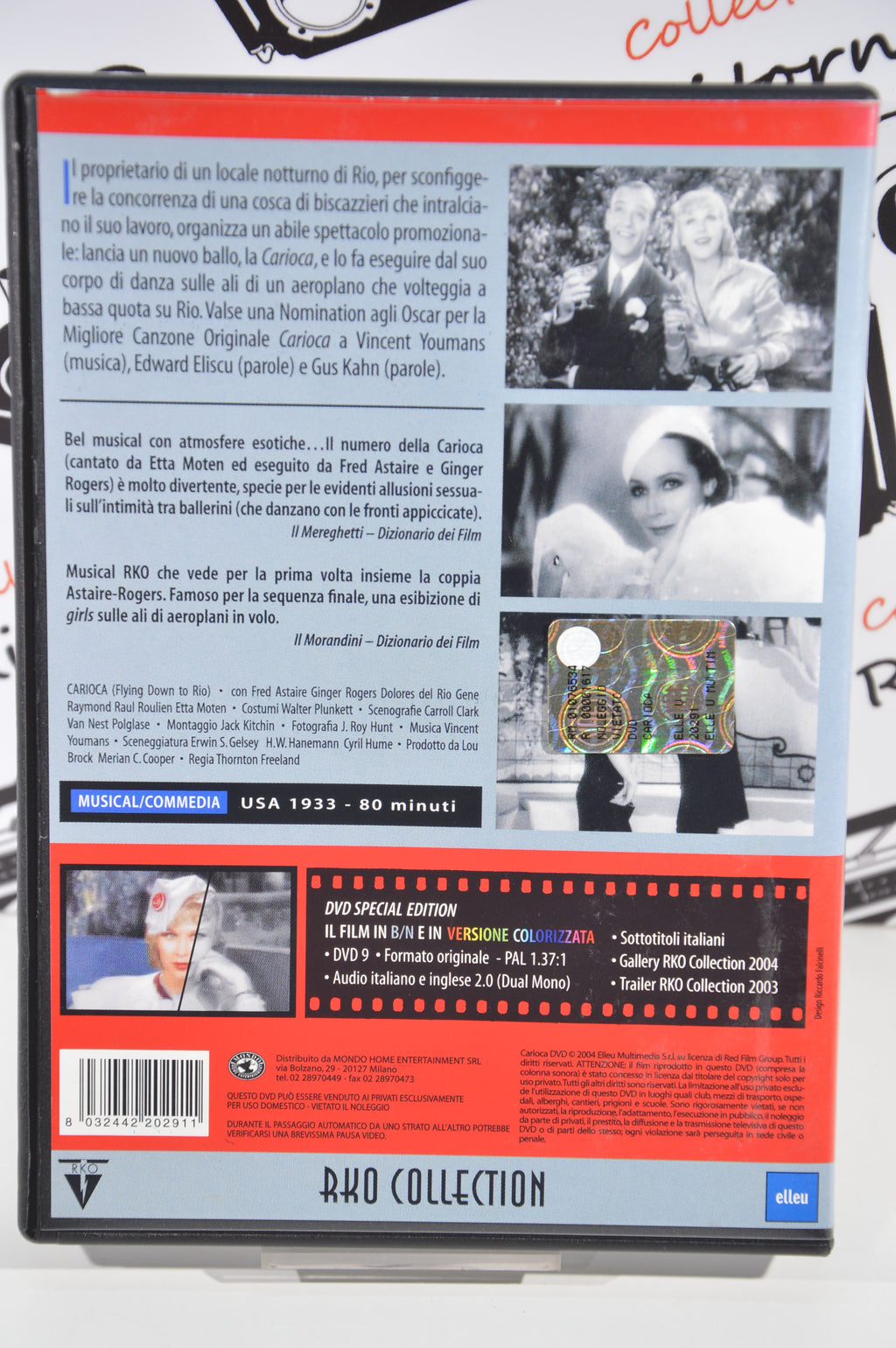 Carioca Dvd Italiano collezione Ginger Rogers