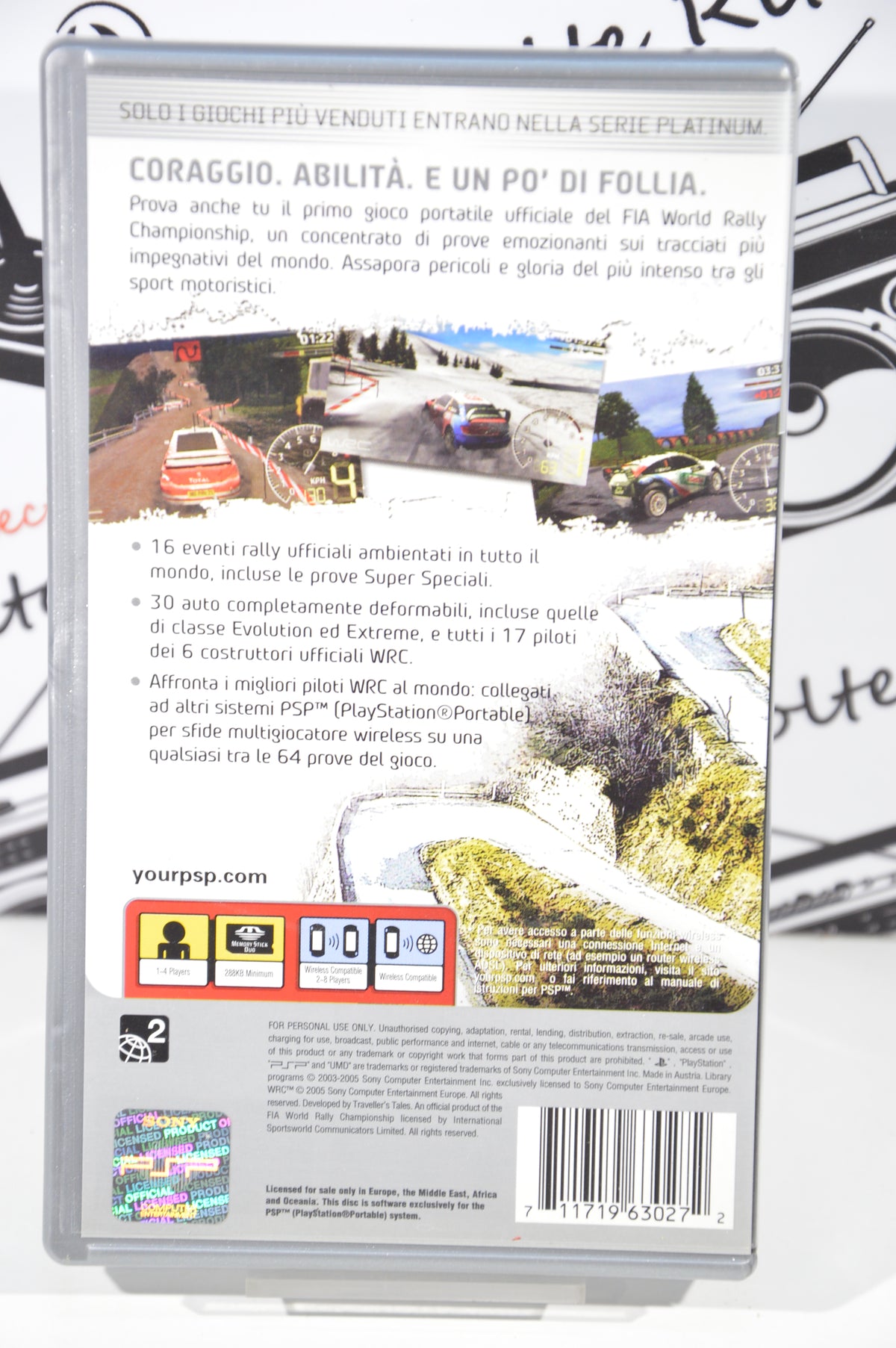 Wrc rally platinum Sony Psp 3+