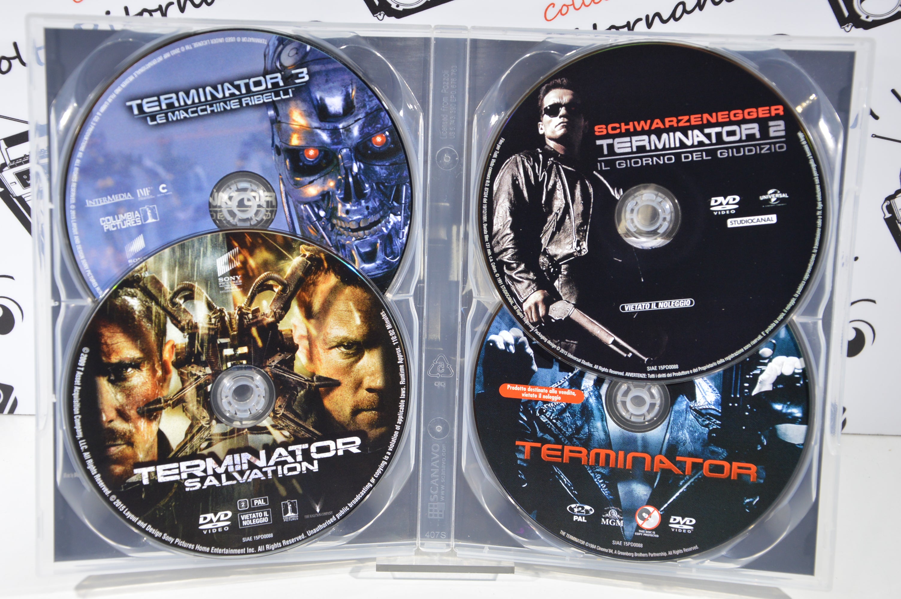 Terminator collection 4 Dvd Italiano collezione