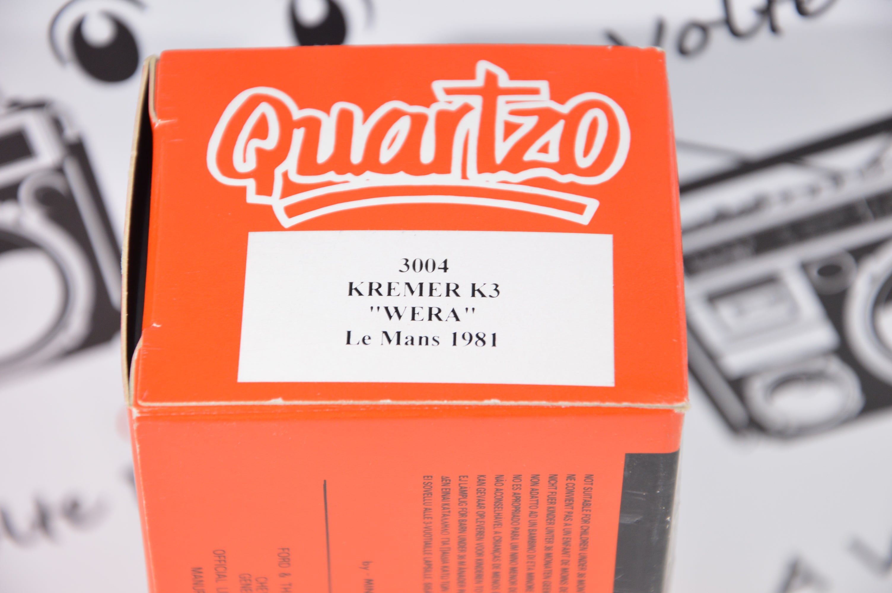 Kremer K3 Wera Le mans 1981 Quartzo scala 1:43 die cast pari al nuovo