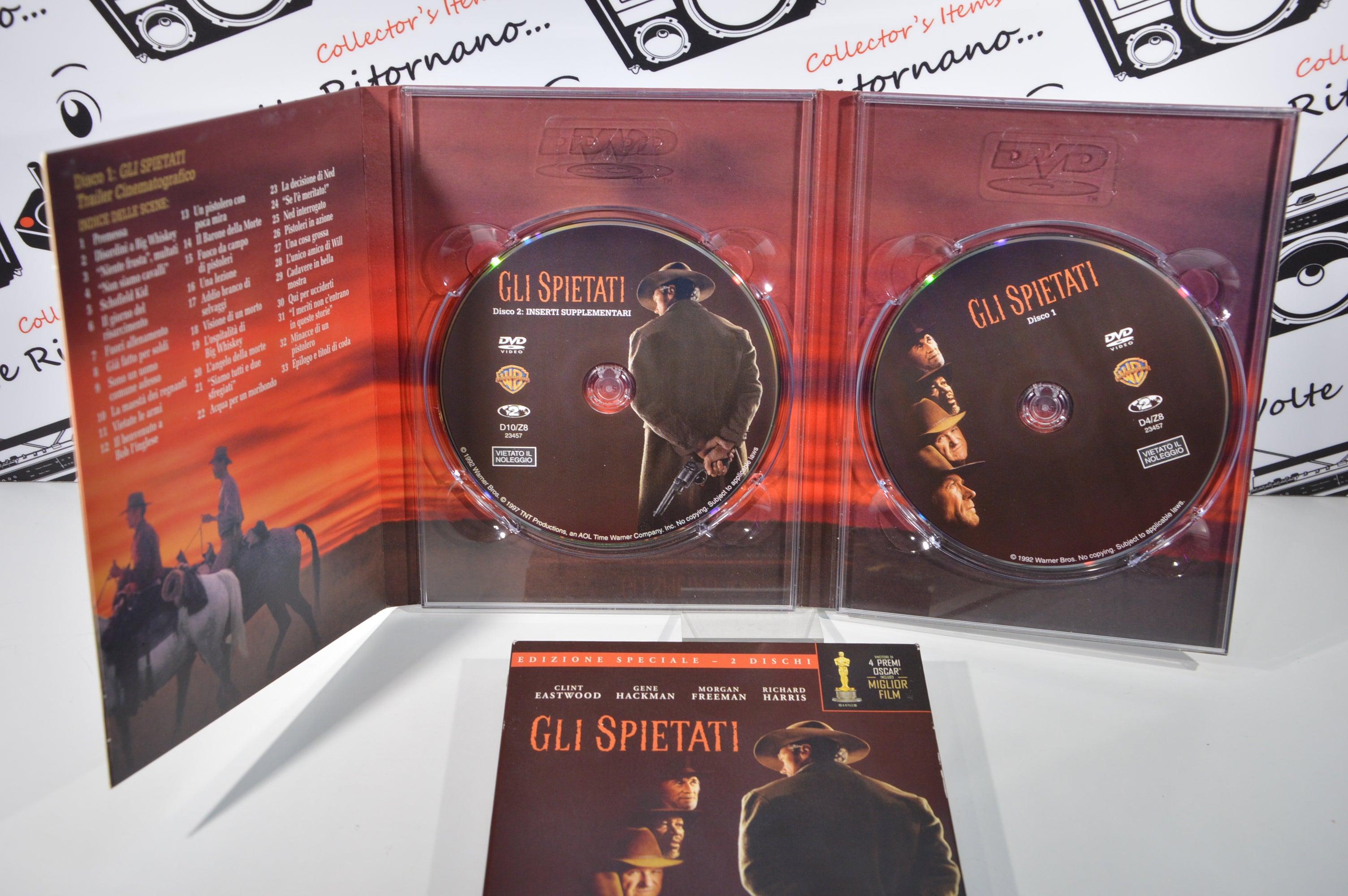 Gli spietati edizione speciale 2 dischi Dvd Italiano collezione