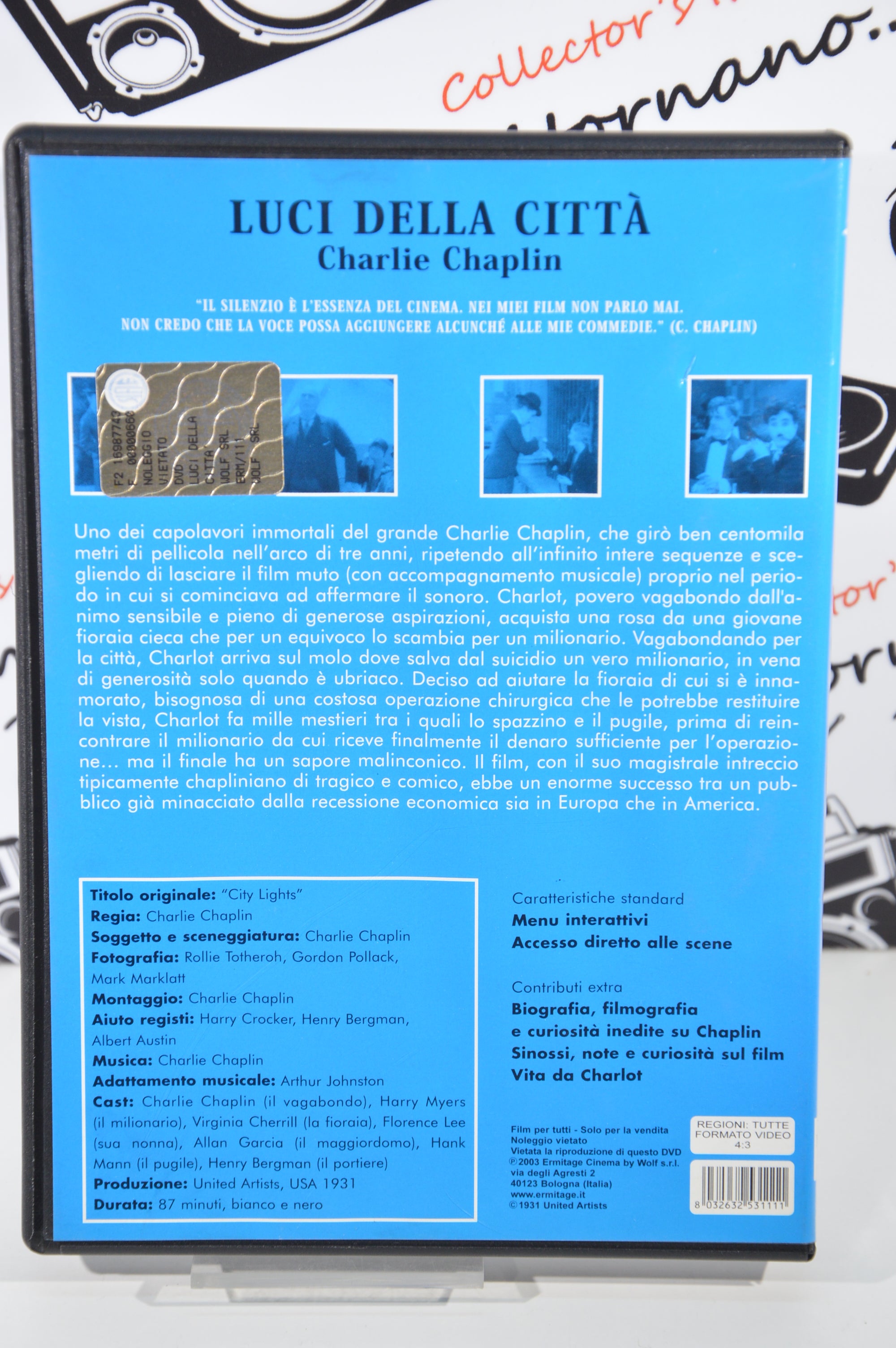 Luci della città Dvd Italiano collezione Charlie Chaplin