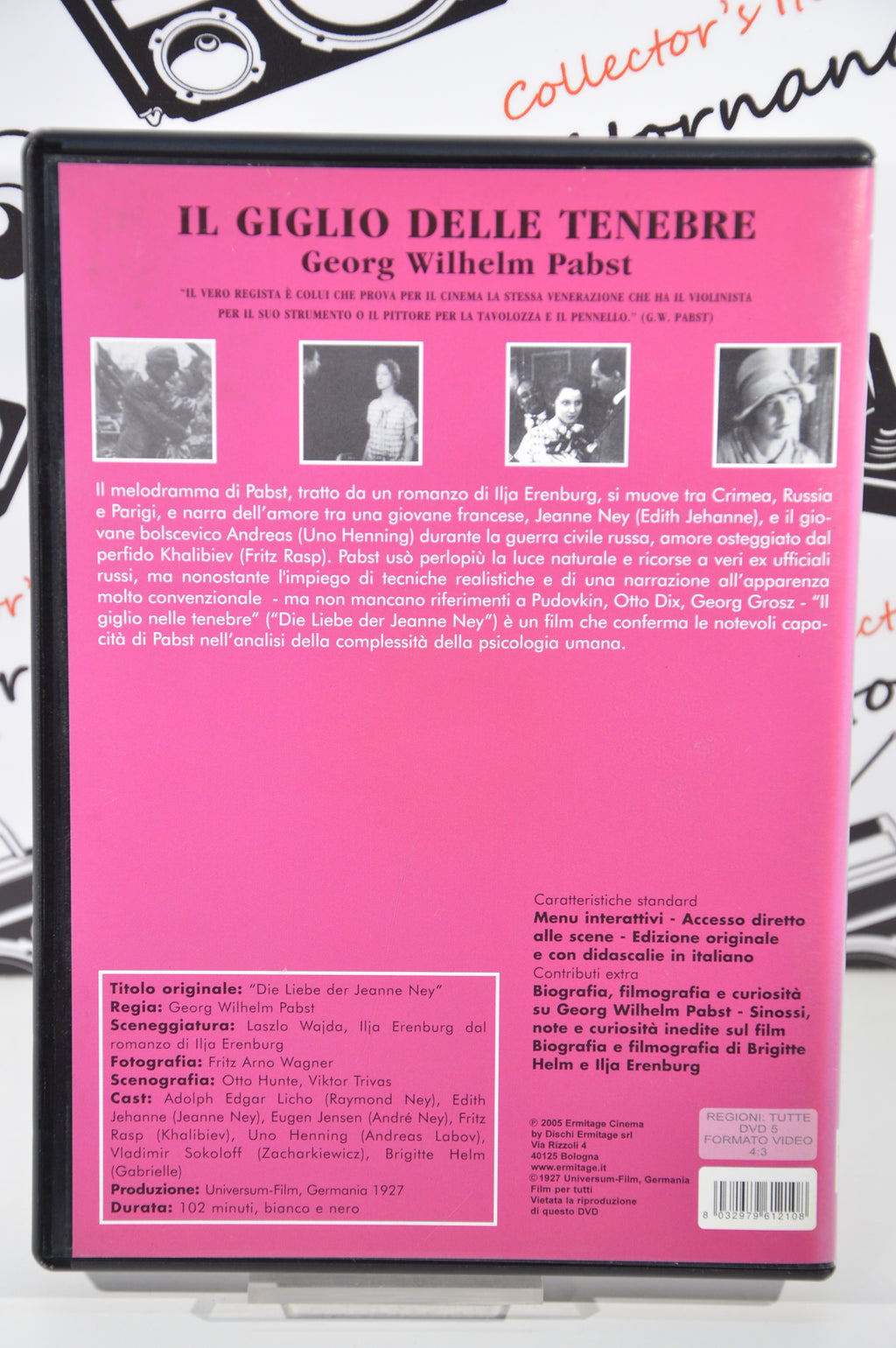 Il giglio delle tenebre Dvd Italiano collezione Georg Wilhelm Pabst