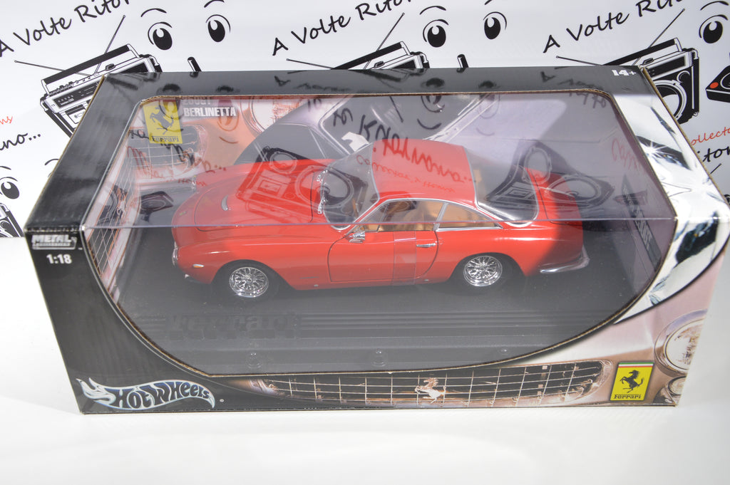 Ferrari 250GT Berlinetta Hot Wheels metal collection scala 1:18 nuovo